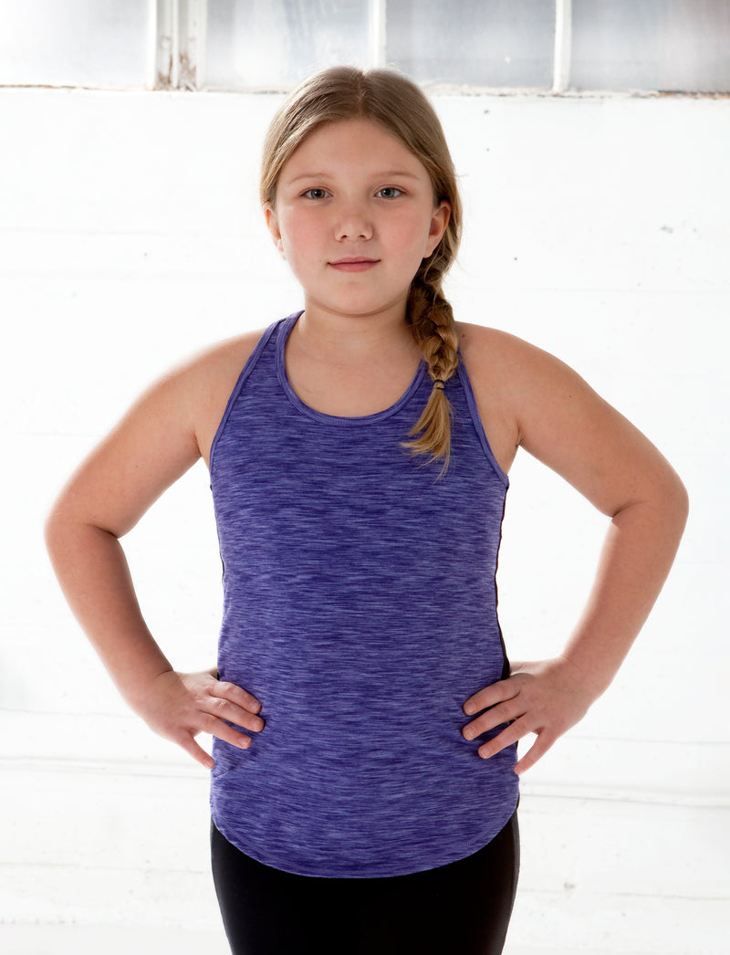 GIRLS 2-6 SCOOPED RACERBACK TANK