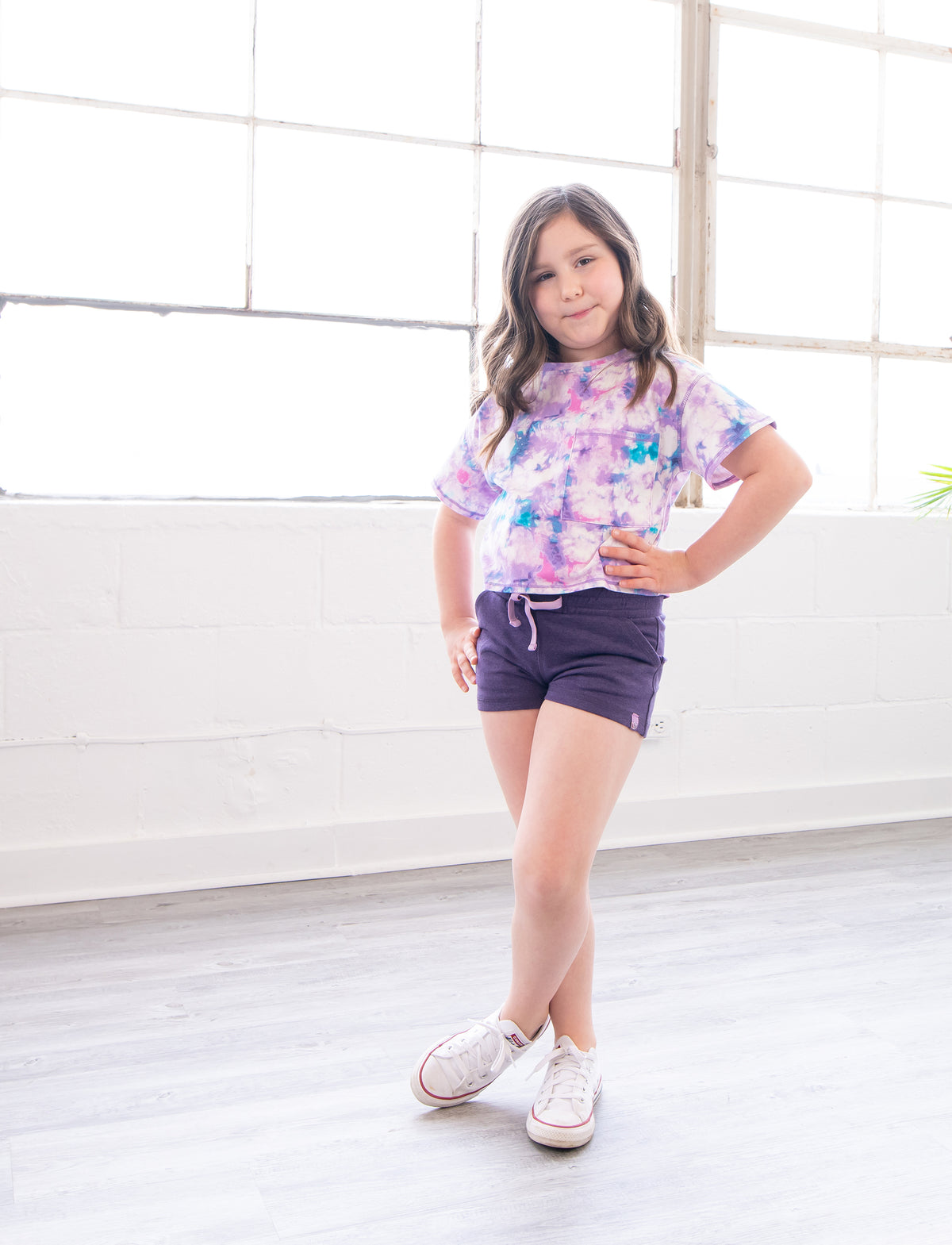 GIRLS 2-6 JOGGER SHORT