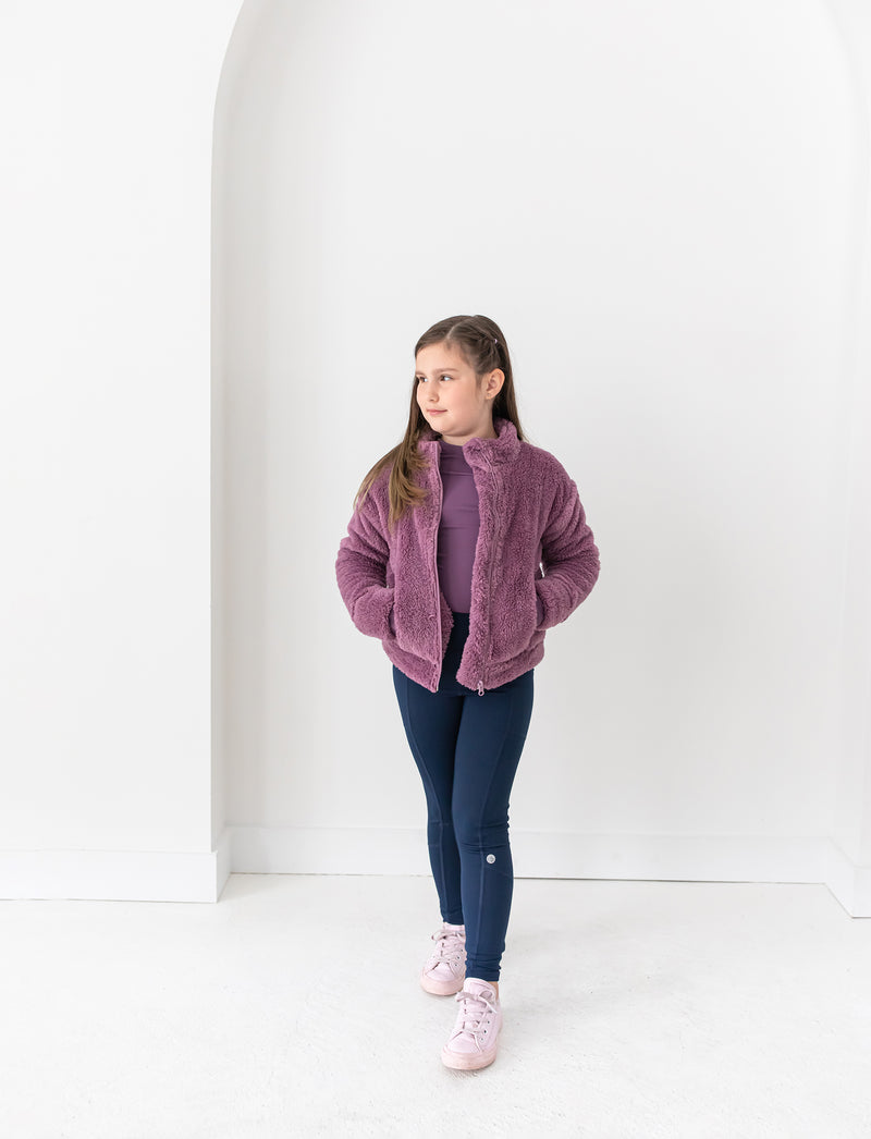 GIRLS 2-6 COZY UP SHERPA JACKET