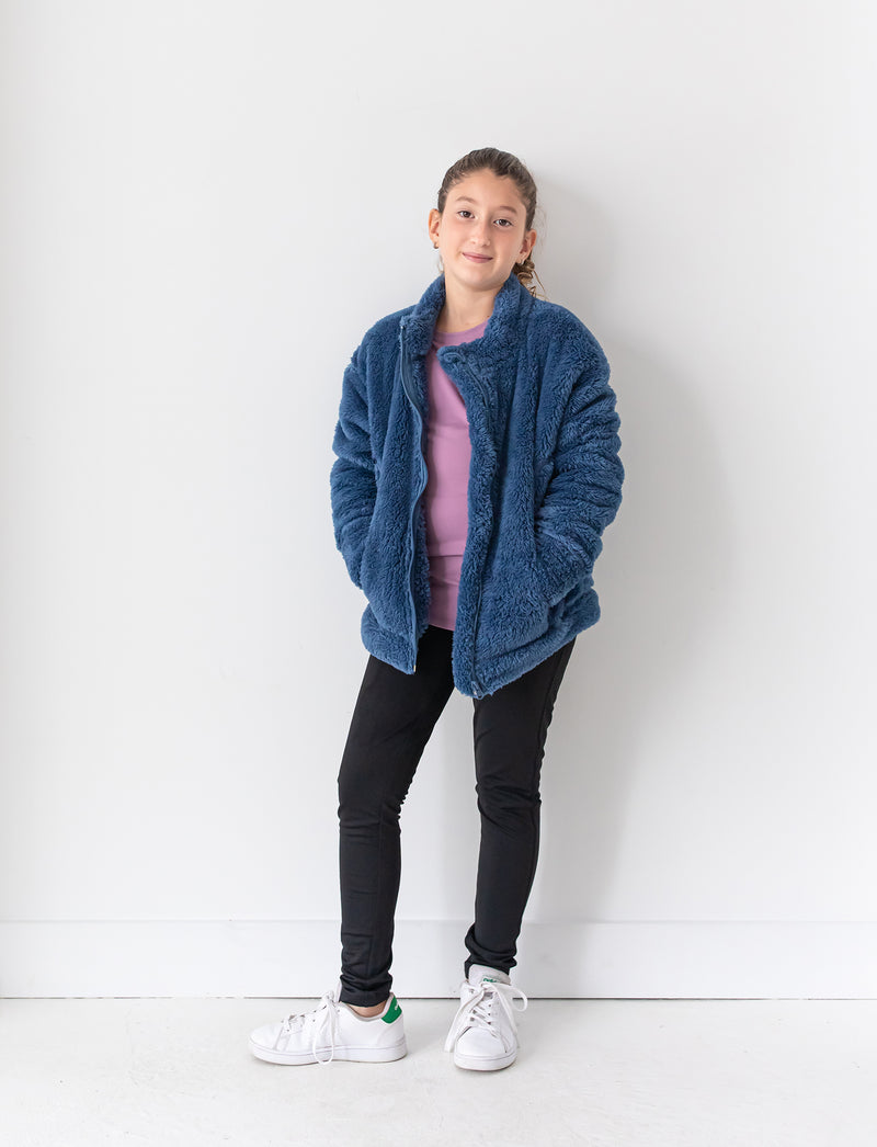 GIRLS COZY UP SHERPA JACKET