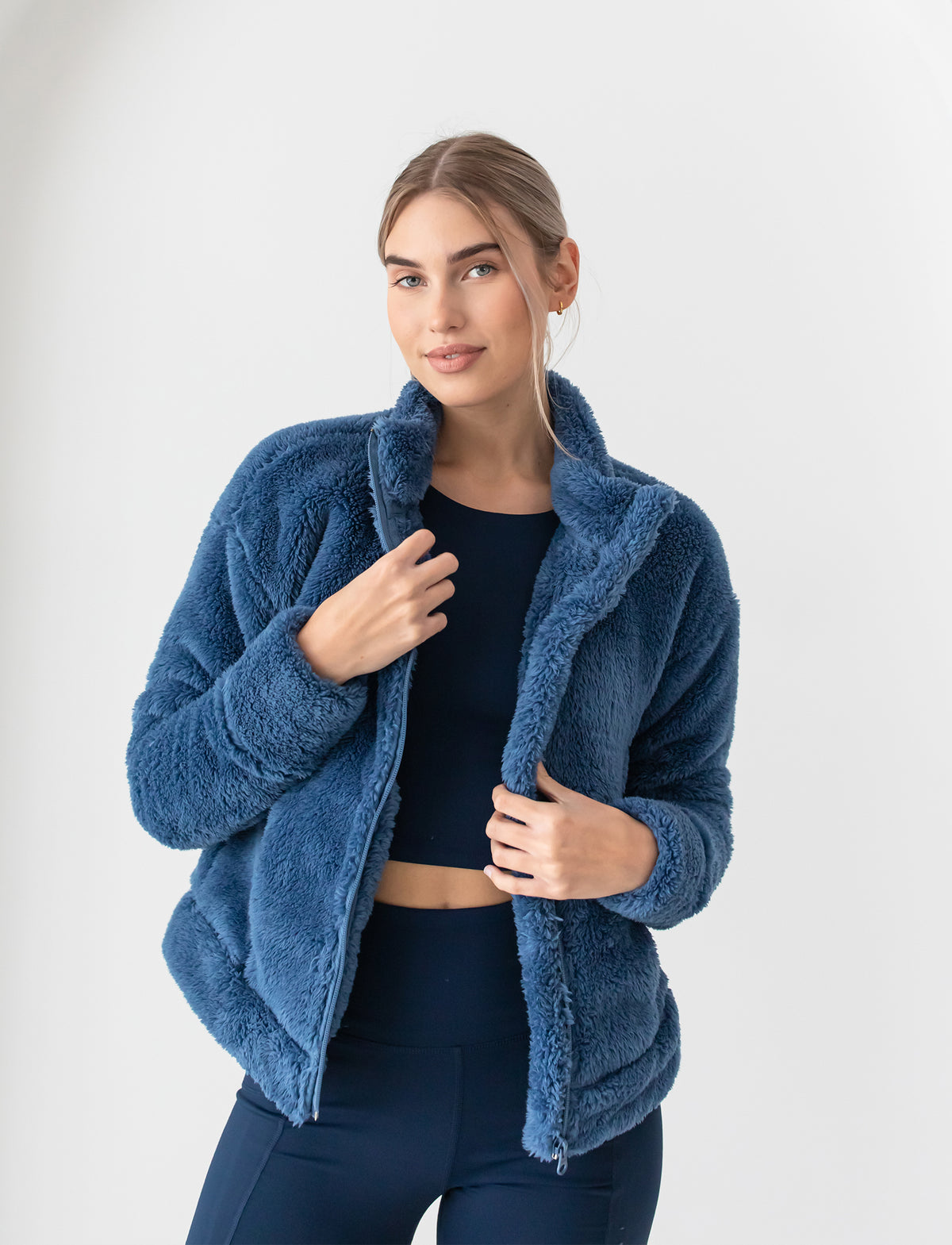 LADIES COZY UP SHERPA JACKET