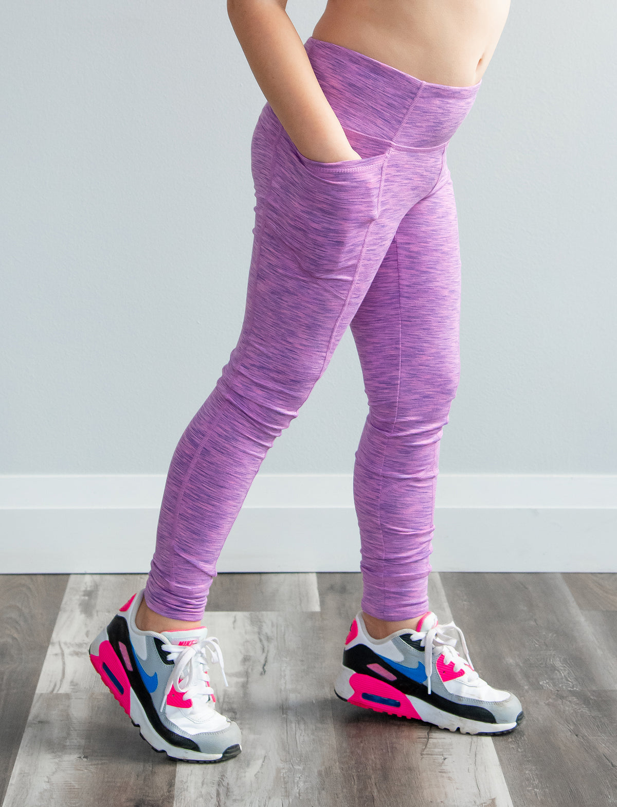 GIRLS 2-6 LOUNGE LEGGING W/ SIDE POCKET