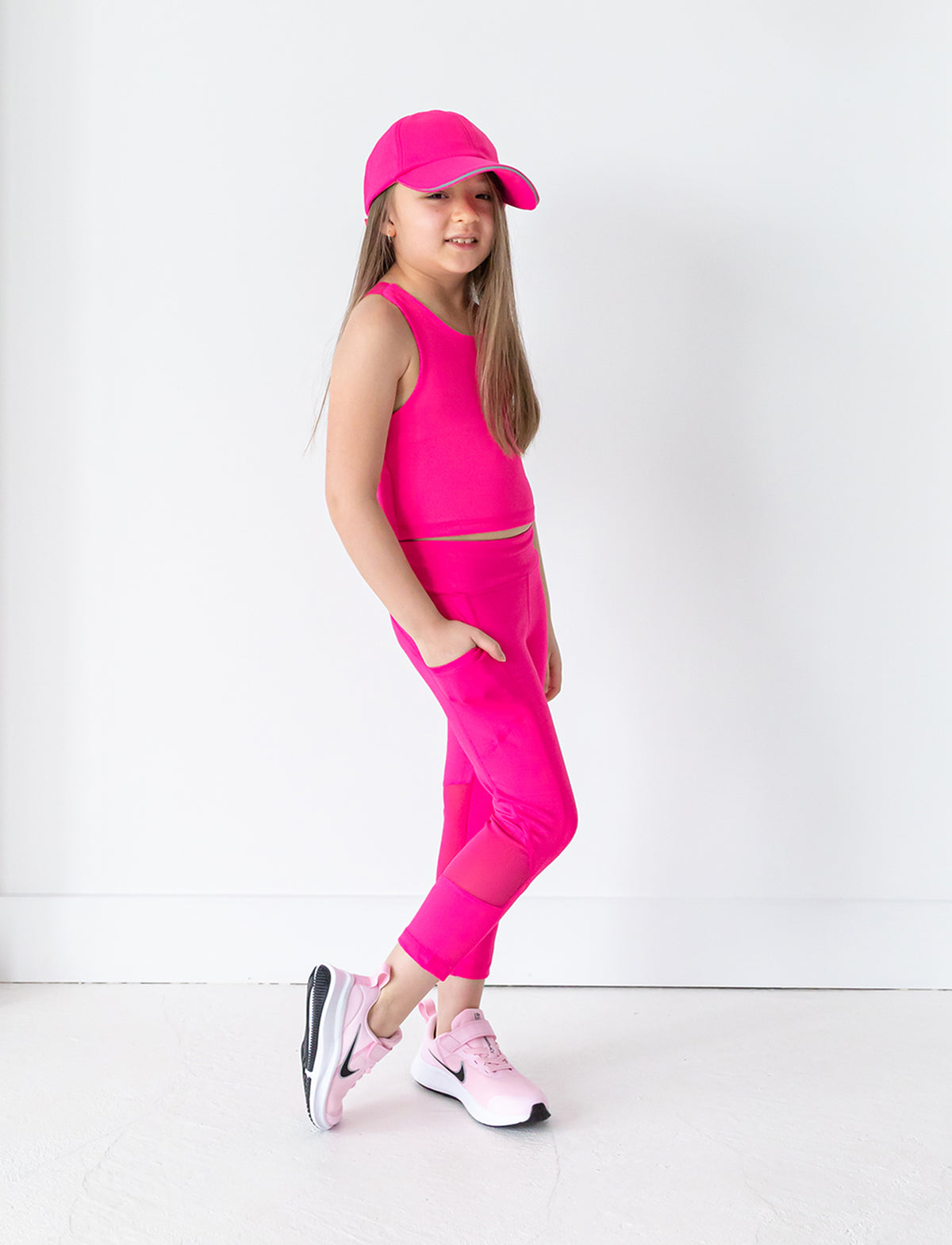 GIRLS 2-6 CARBON CAPRI