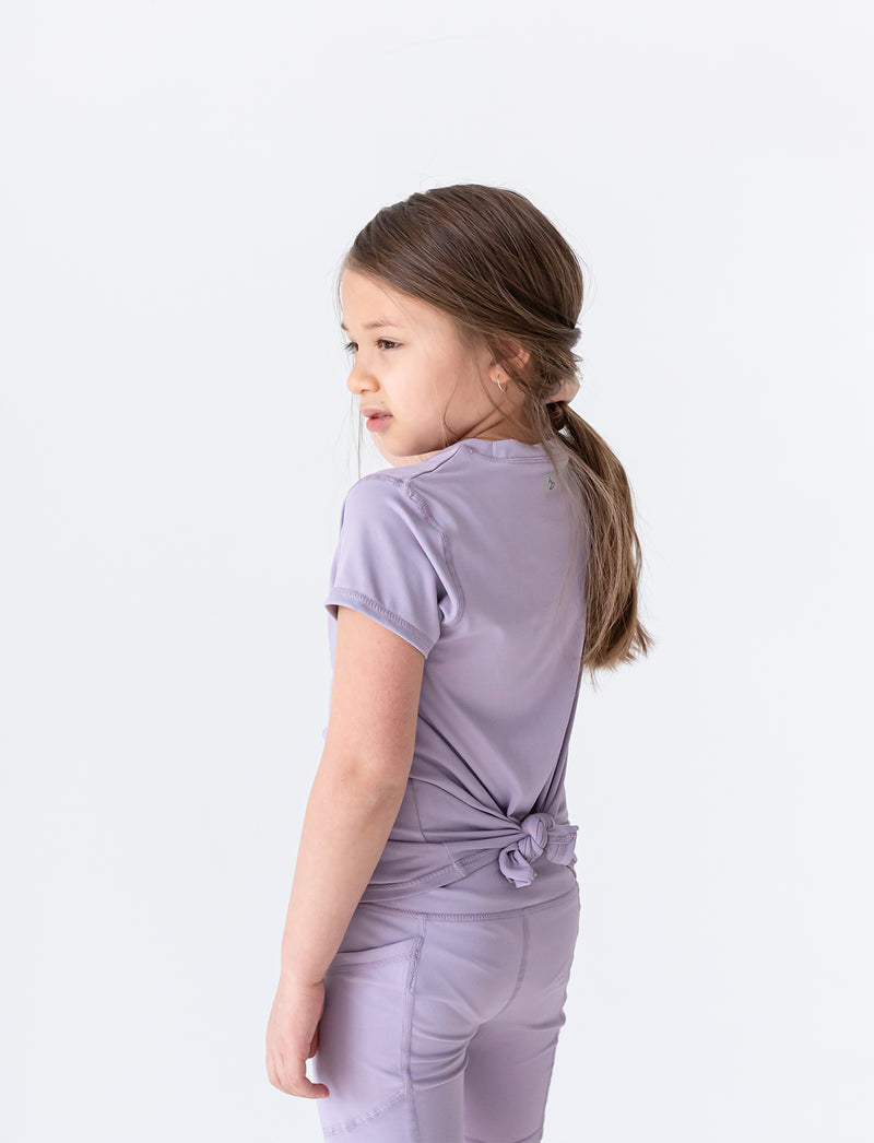 GIRLS 2-6 SPLIT BACK T-SHIRT