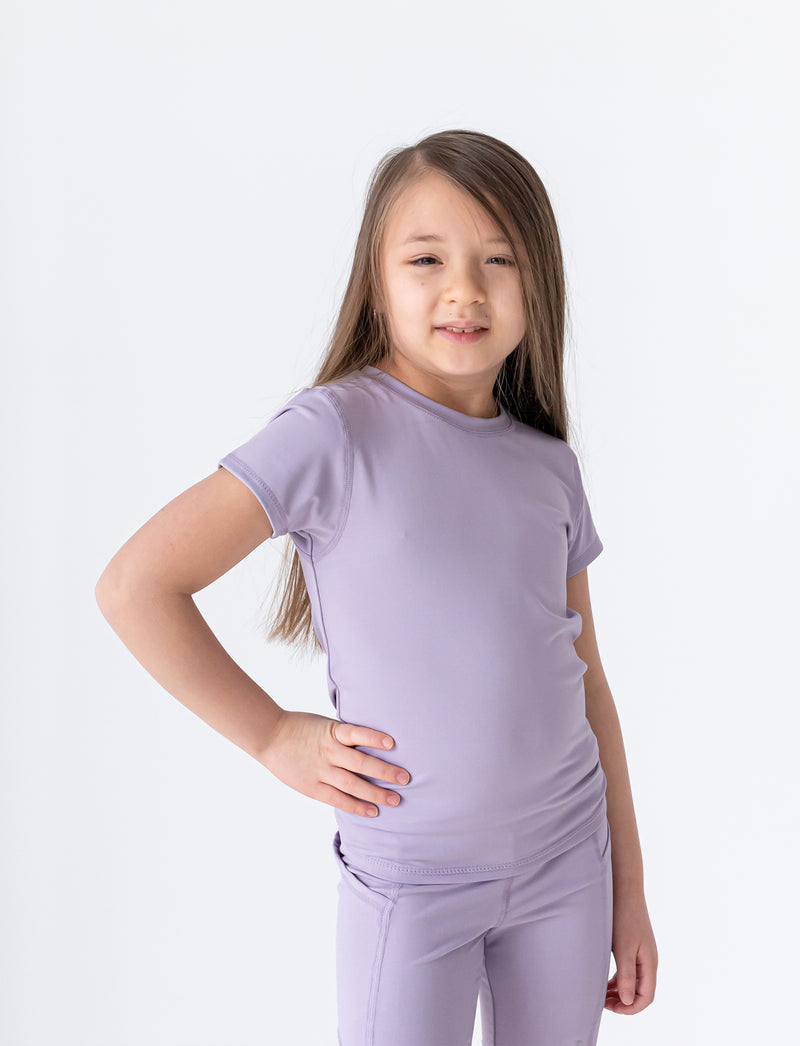 GIRLS 2-6 SPLIT BACK T-SHIRT