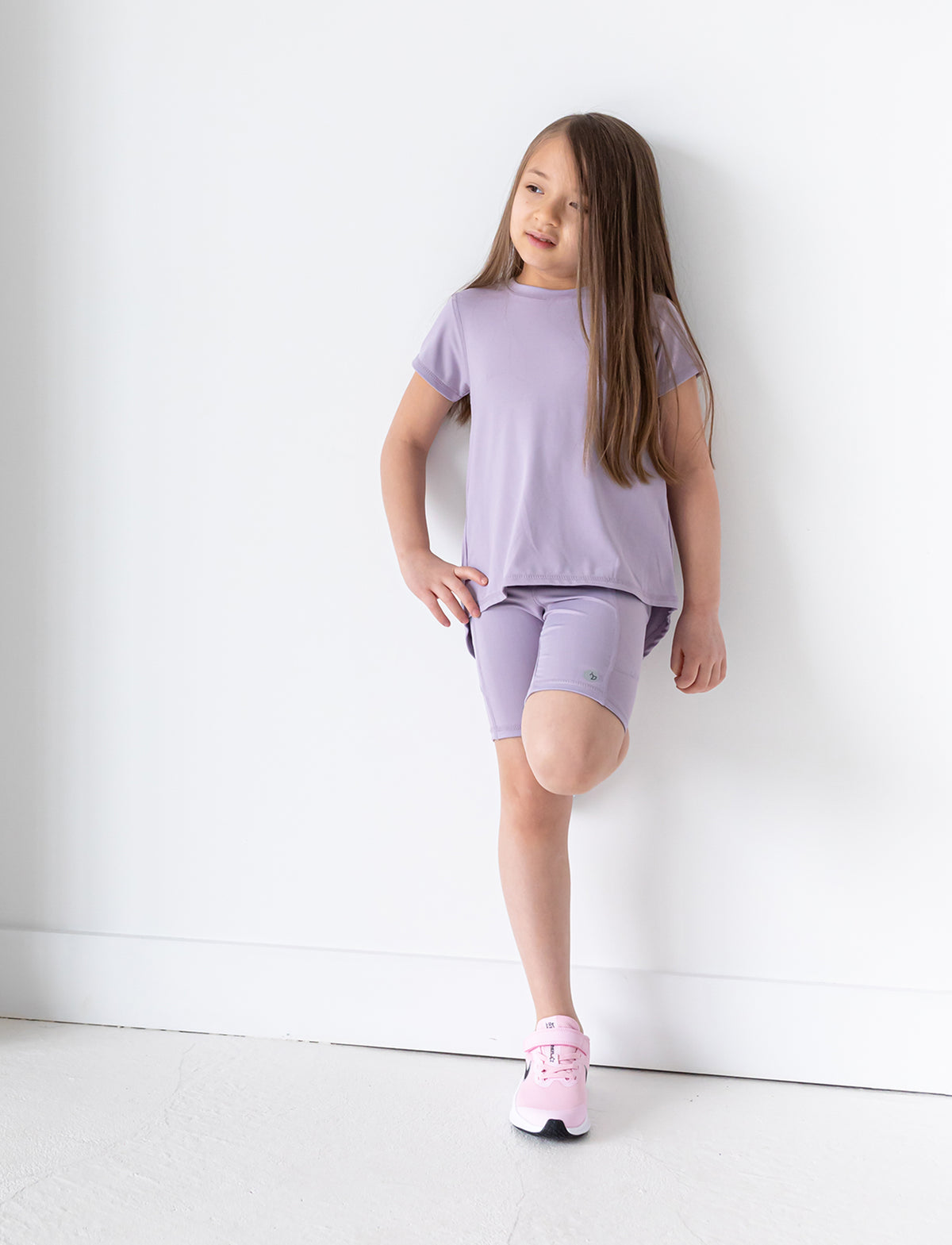 GIRLS 2-6 SPLIT BACK T-SHIRT