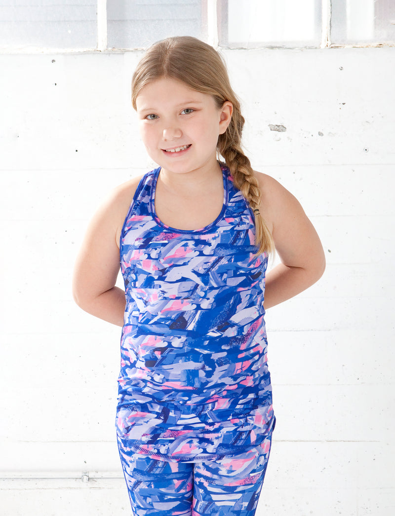 GIRLS 2-6 SCOOPED RACERBACK TANK