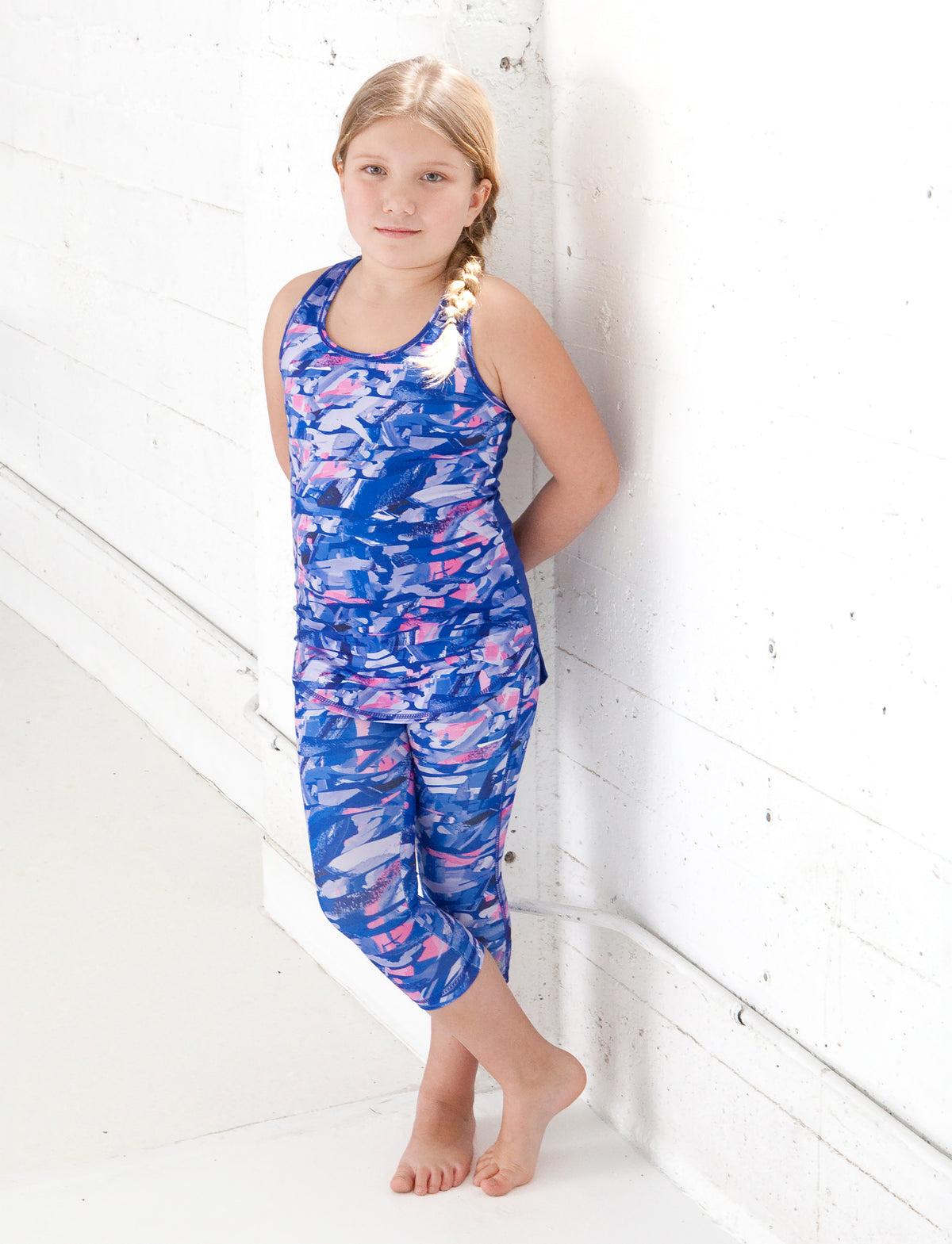 GIRLS 2-6 SCOOPED RACERBACK TANK