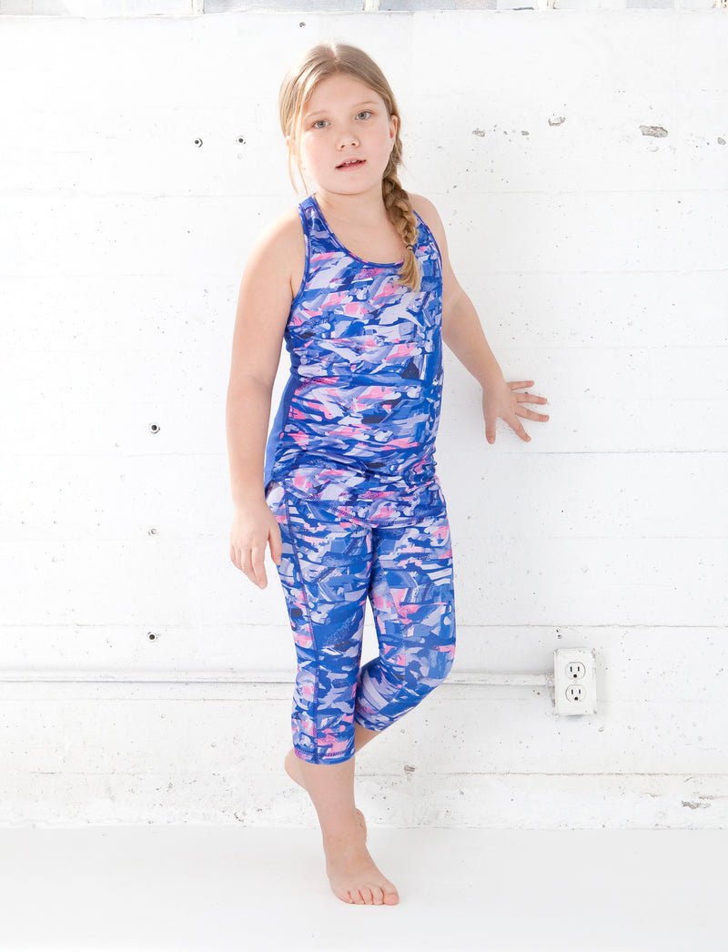 GIRLS 2-6 SCOOPED RACERBACK TANK