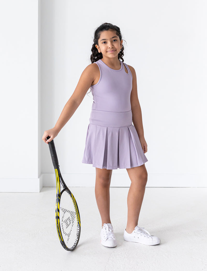 GIRLS 2-6 ACTIVE PLEATED SKIRT