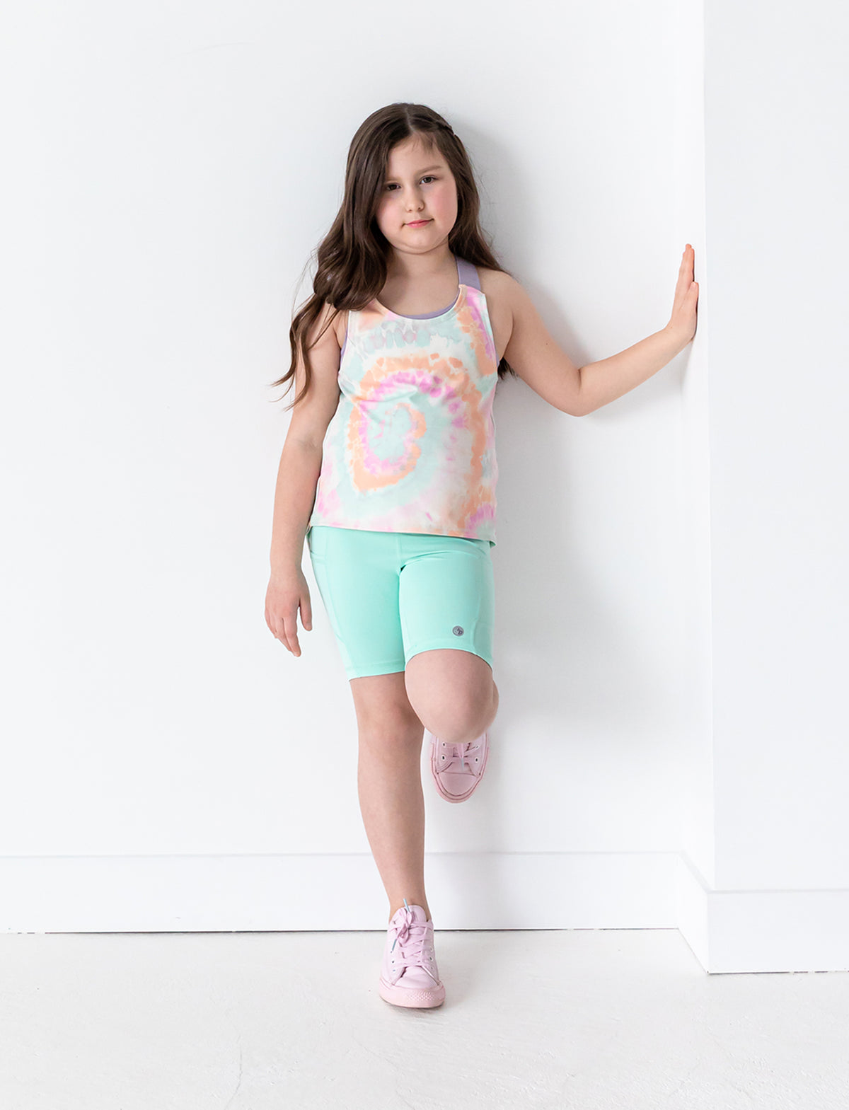 GIRLS 2-6 BIKE SHORT W/ POCKETS