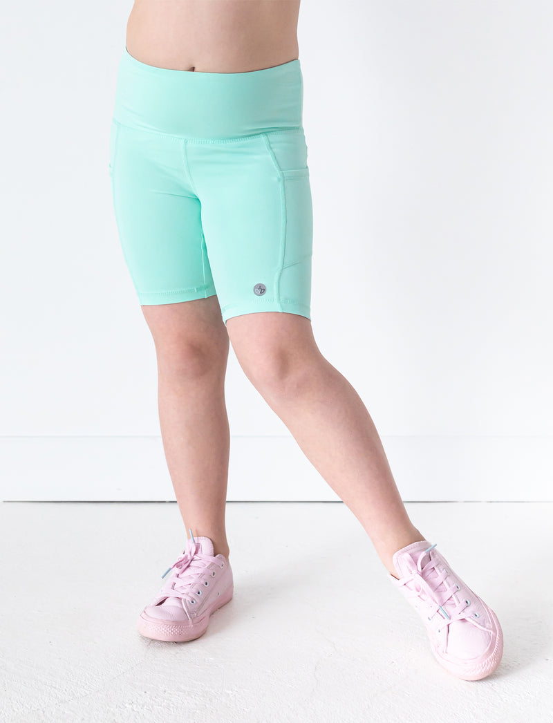 GIRLS 2-6 BIKE SHORT W/ POCKETS