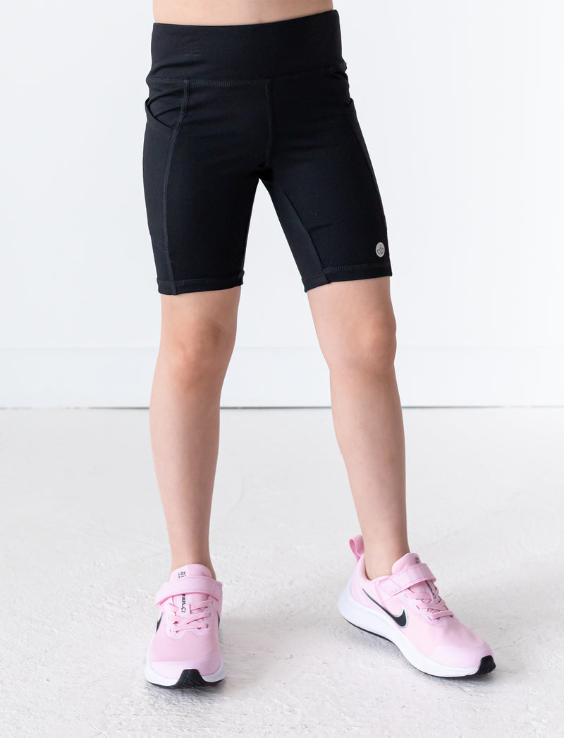 GIRLS 2-6 BIKE SHORT W/ POCKETS