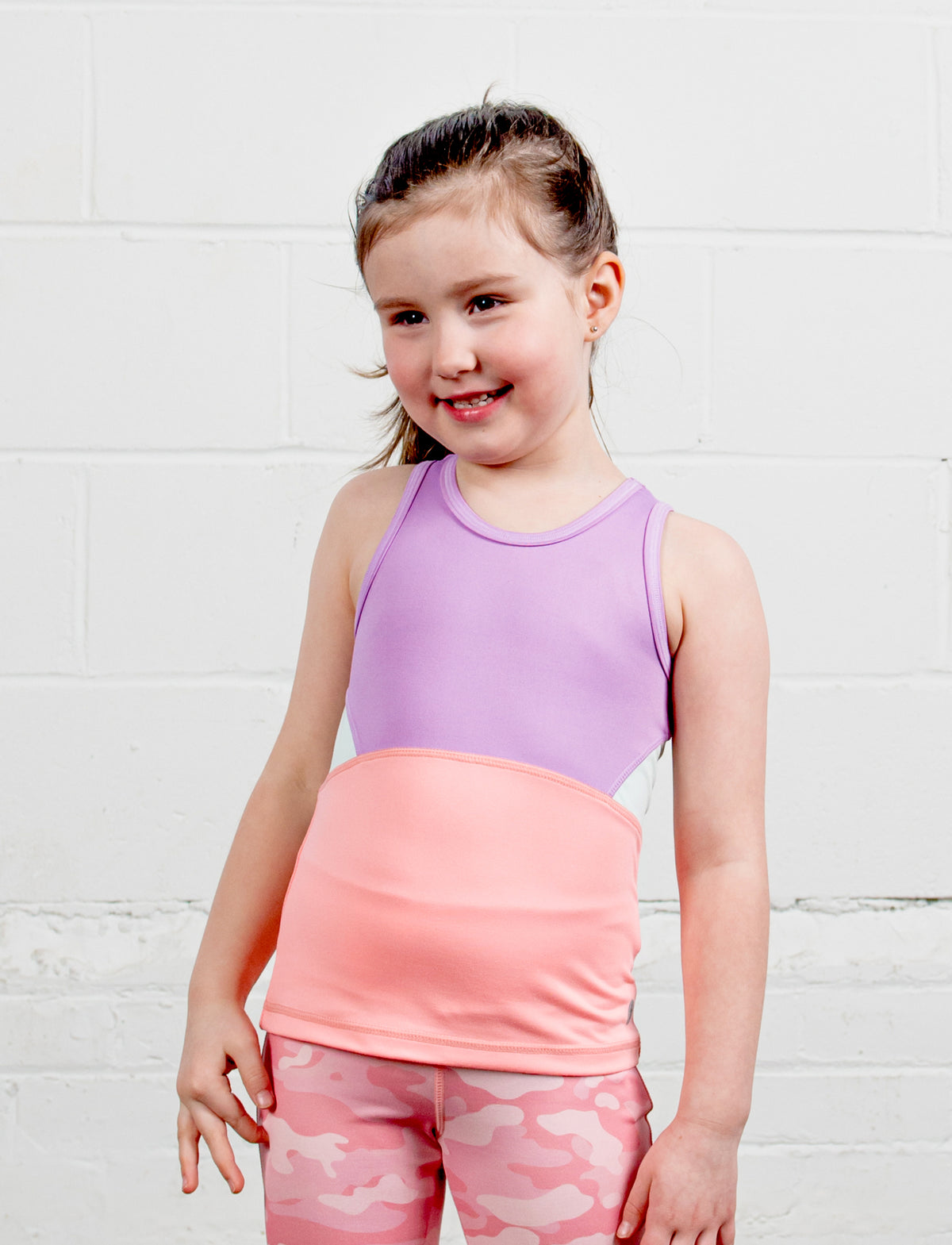 GIRLS 2-6 COLOR BLOCKED TANK