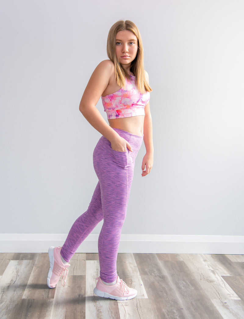 GIRLS LOUNGE LEGGING W/ SIDE POCKET