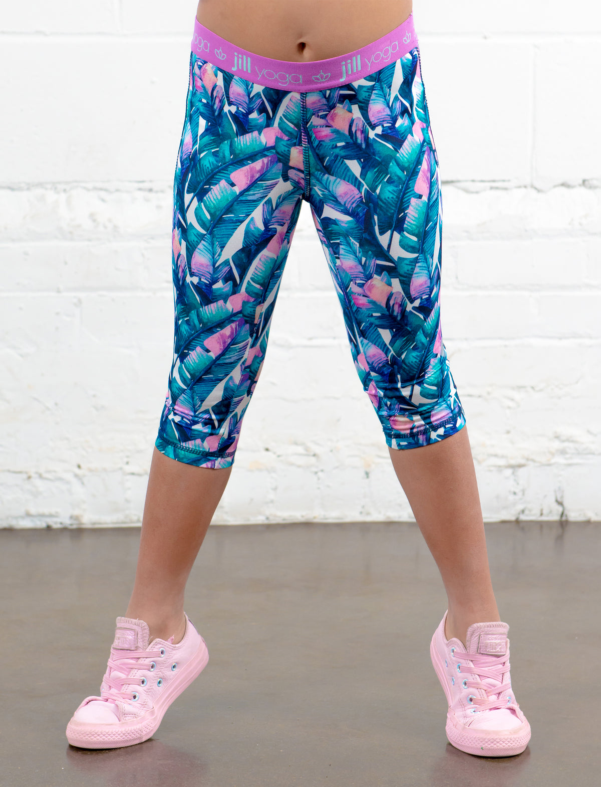 GIRLS 2-6 ALLOVER PRINT CAPRI LEGGING