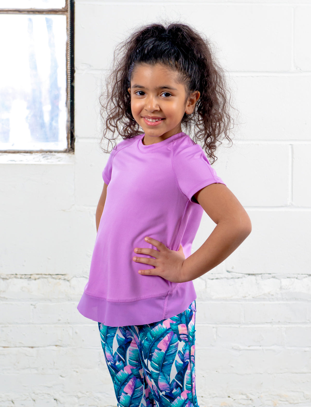 GIRLS 2-6 OPEN BACK ACTIVE T