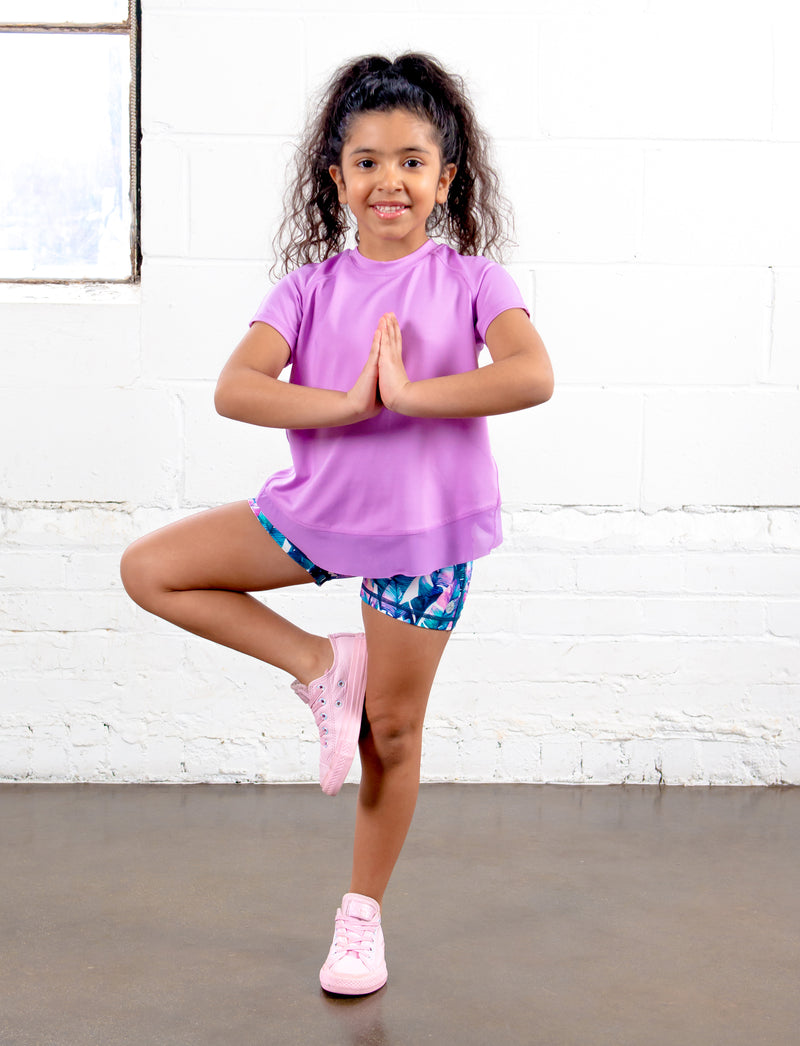 GIRLS 2-6 YOGA SHORT