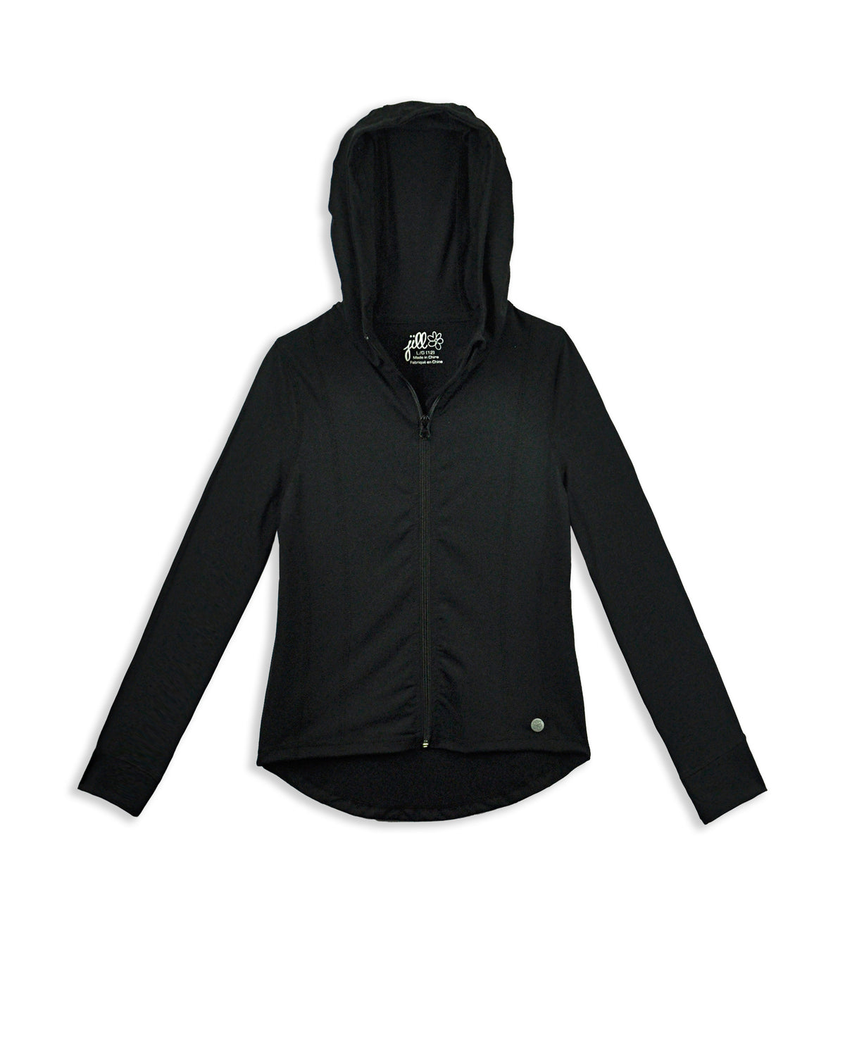 GIRLS HOODED YOGA JACKET