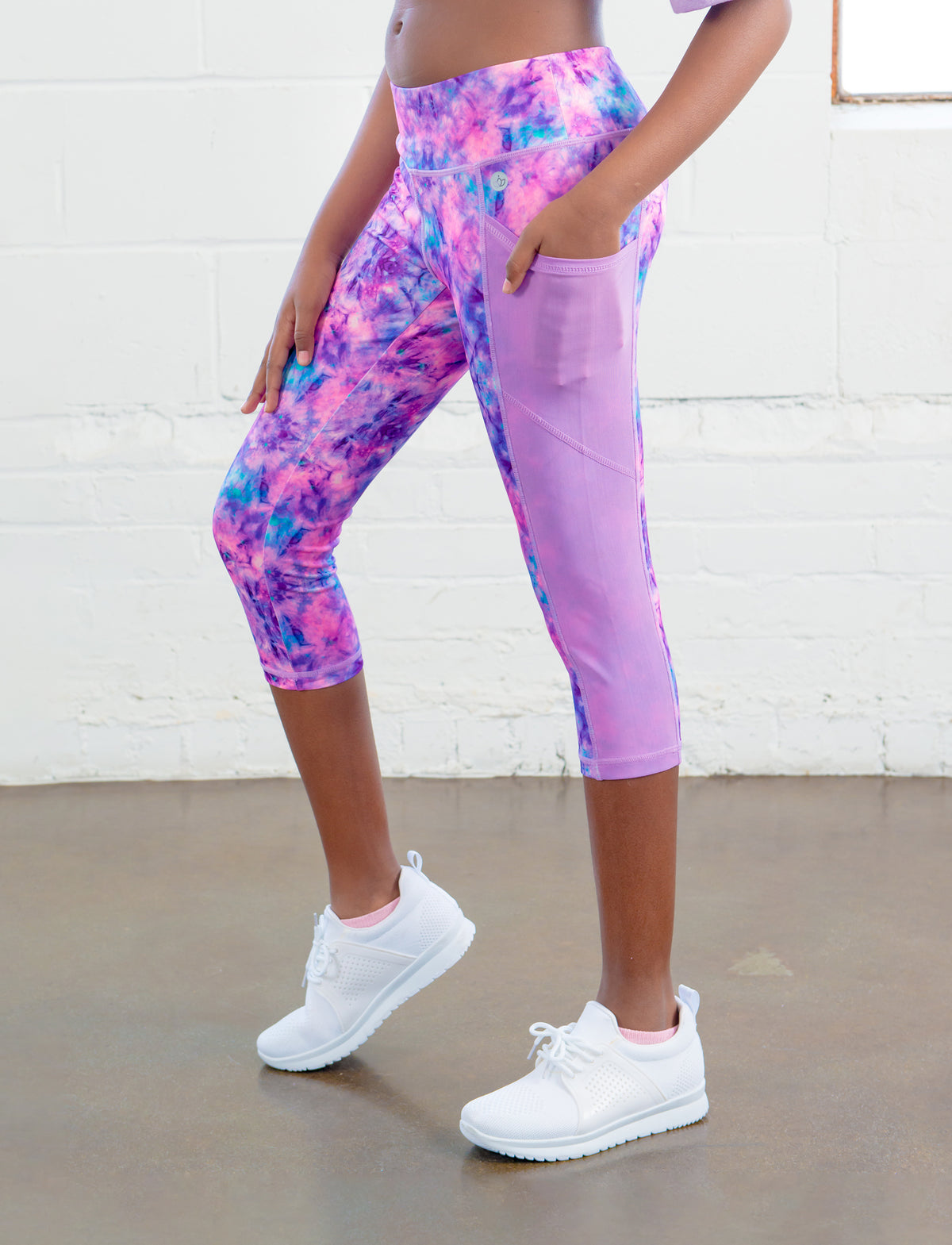 GIRLS CUT AND SEW CAPRI LEGGING