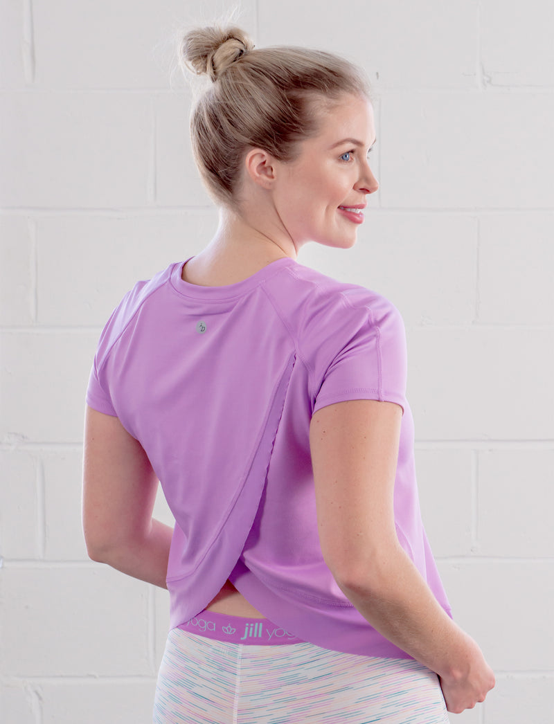 LADIES OPEN BACK ACTIVE T