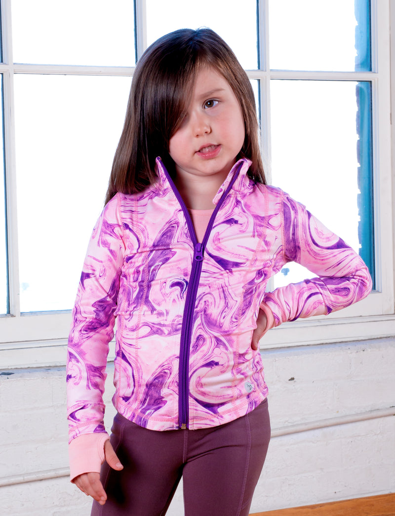 GIRLS 2-6 YOGA JACKET