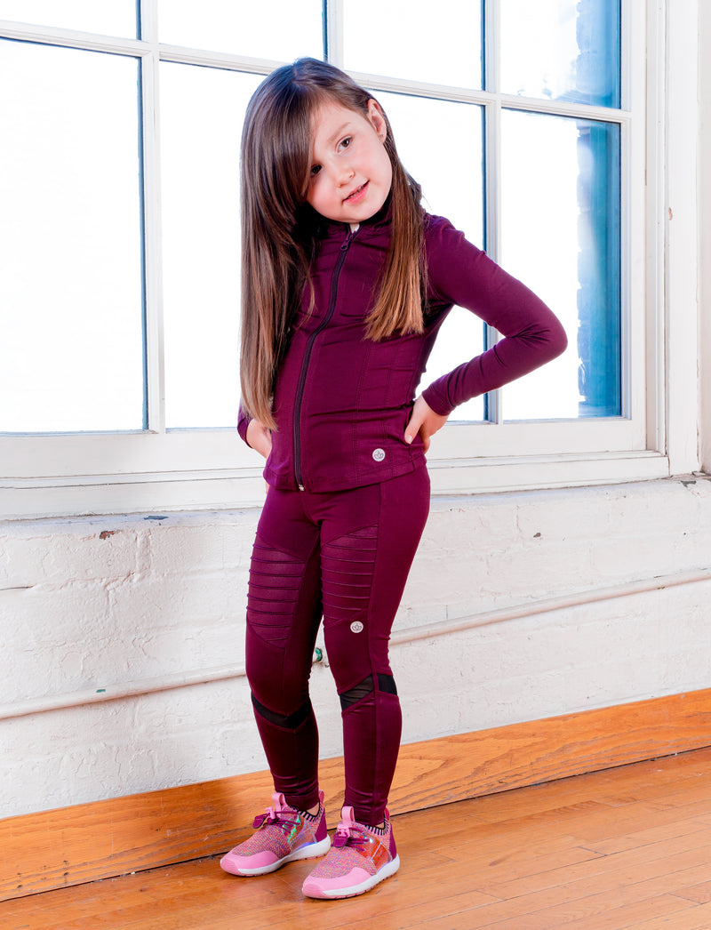 GIRLS 2-6 MOTO LEGGING