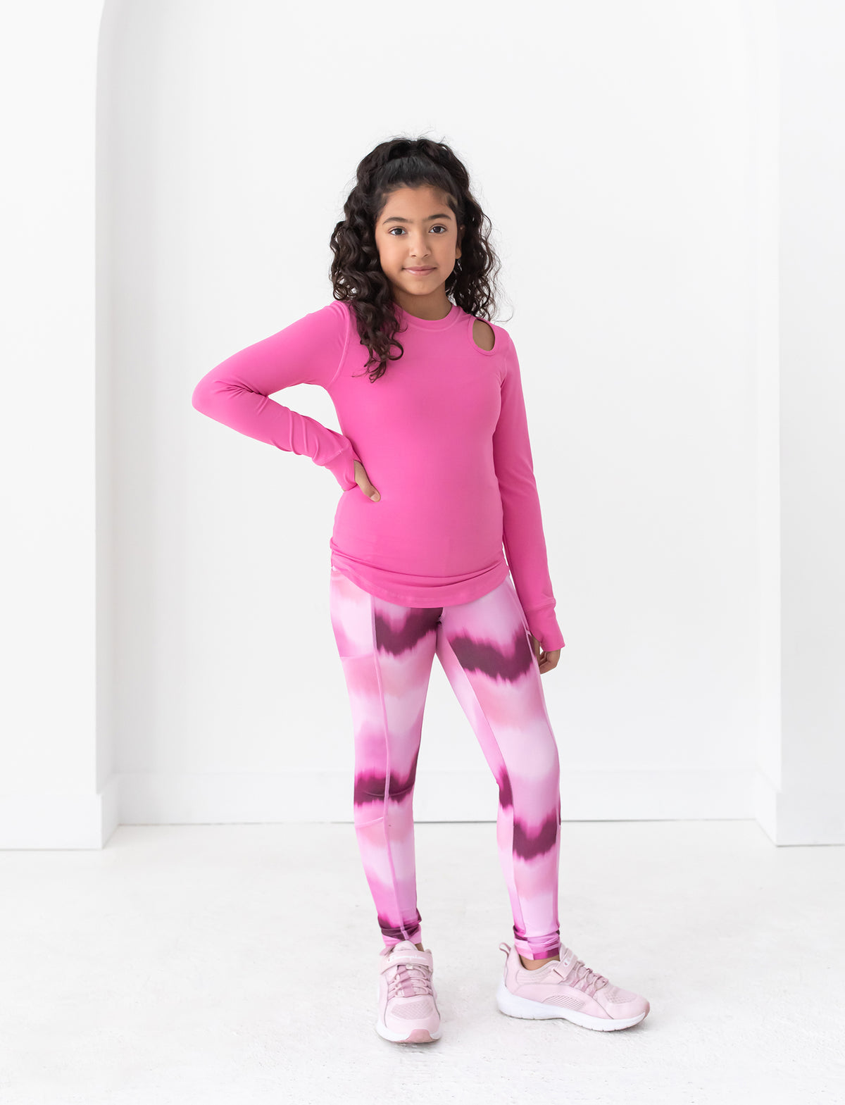 GIRLS 2-6 SIDE POCKET LEGGING