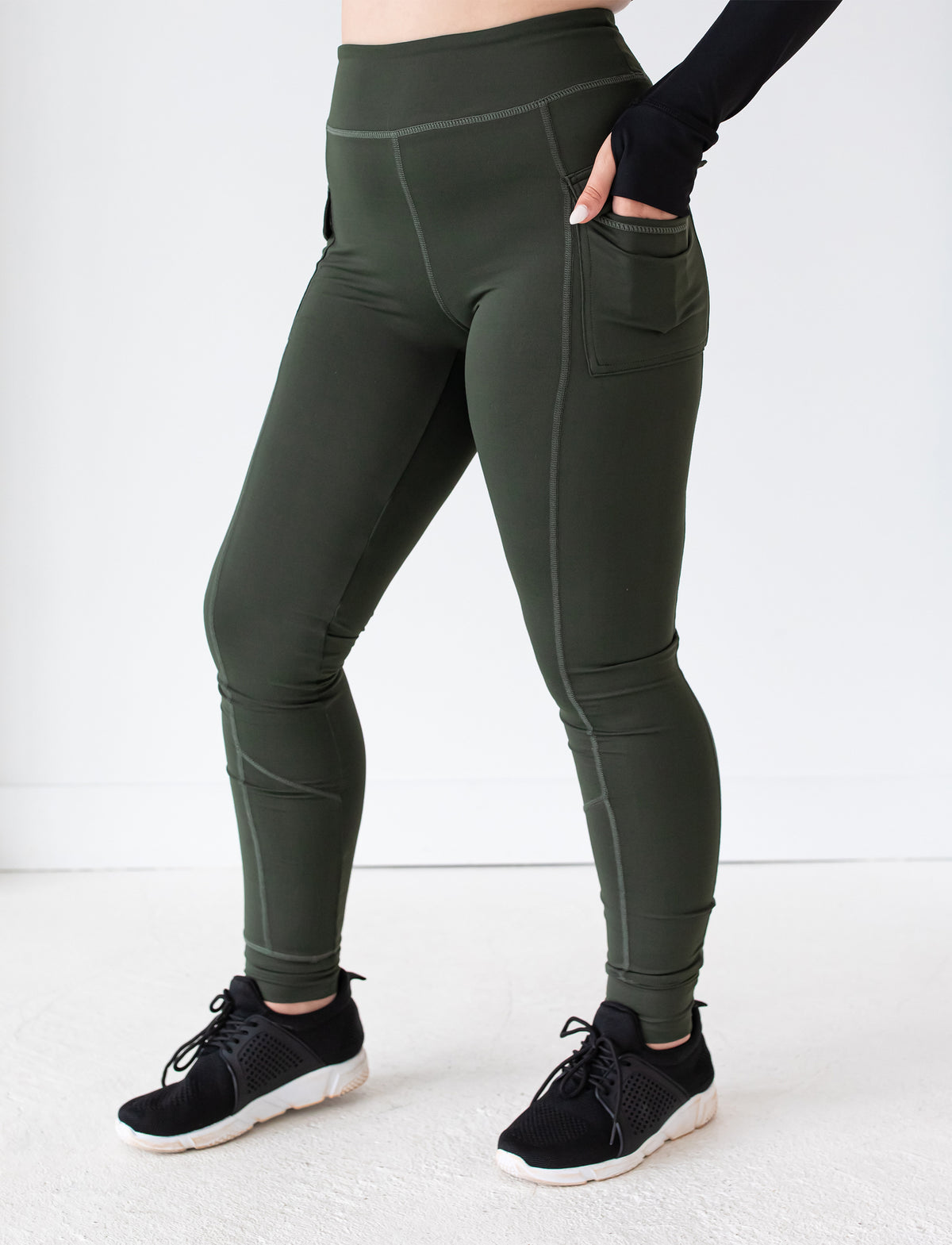 GIRLS CARGO POCKET LOUNGE LEGGING