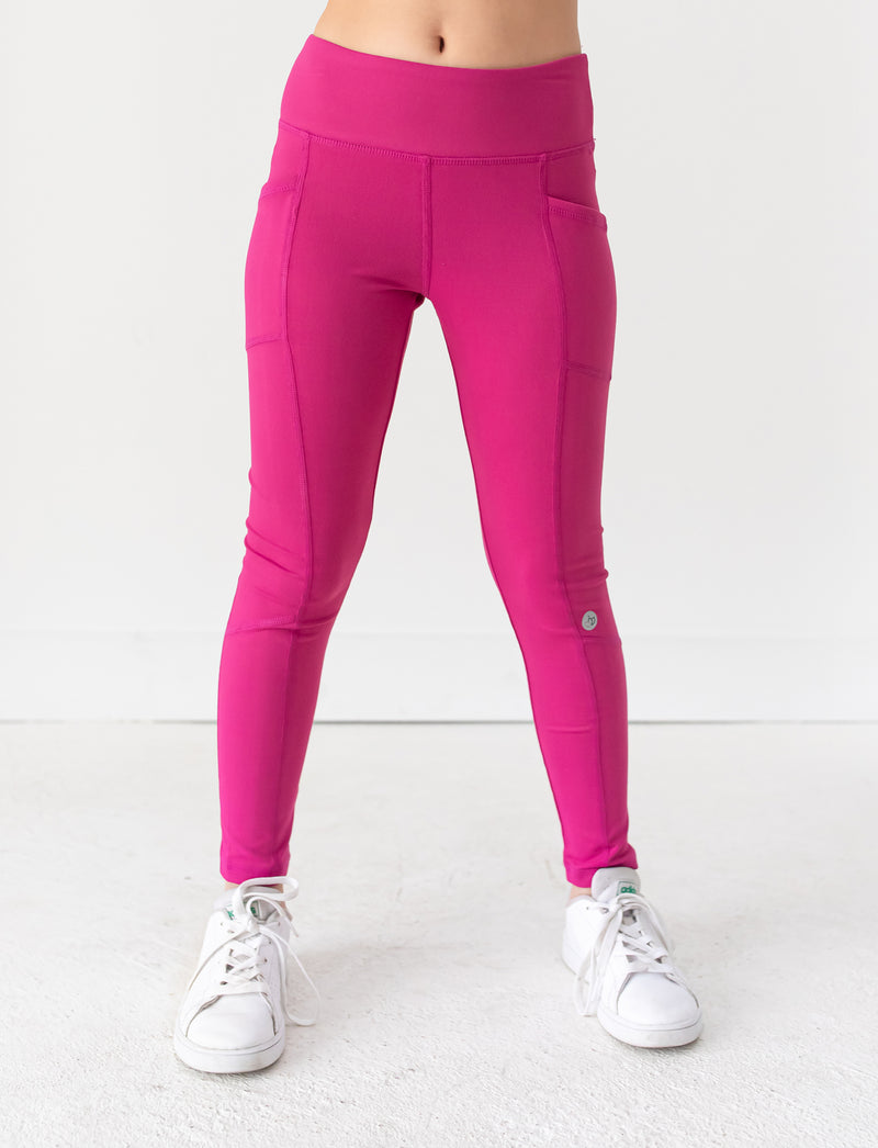 GIRLS SIDE POCKET LEGGING