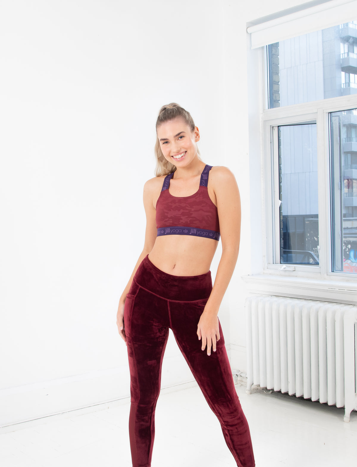 LADIES "JILL YOGA" ACTIVE CROP