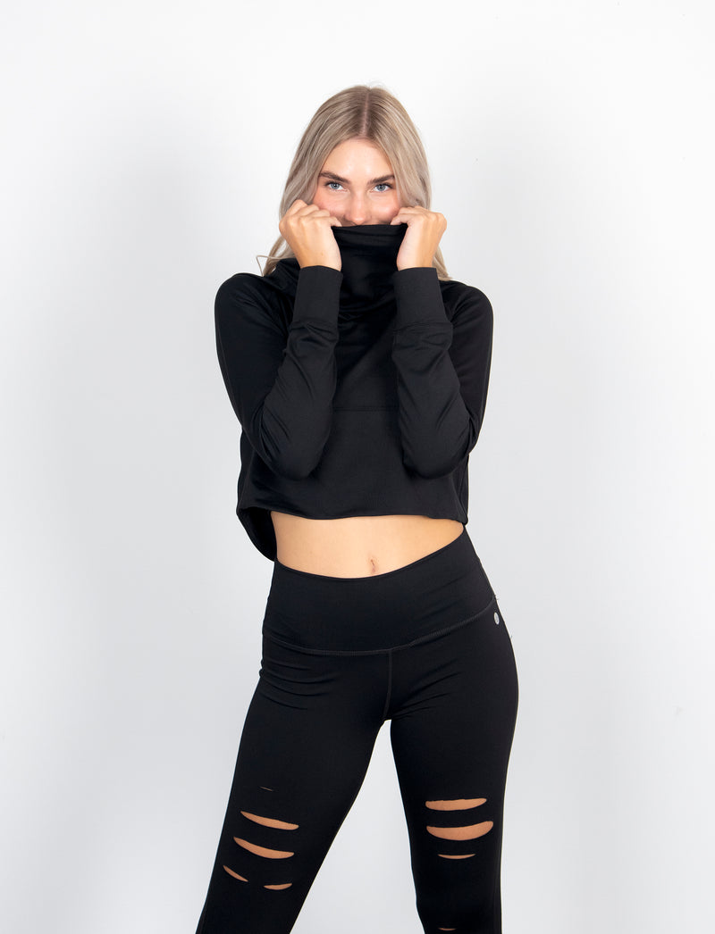 LADIES FUNNEL NECK PULL-OVER