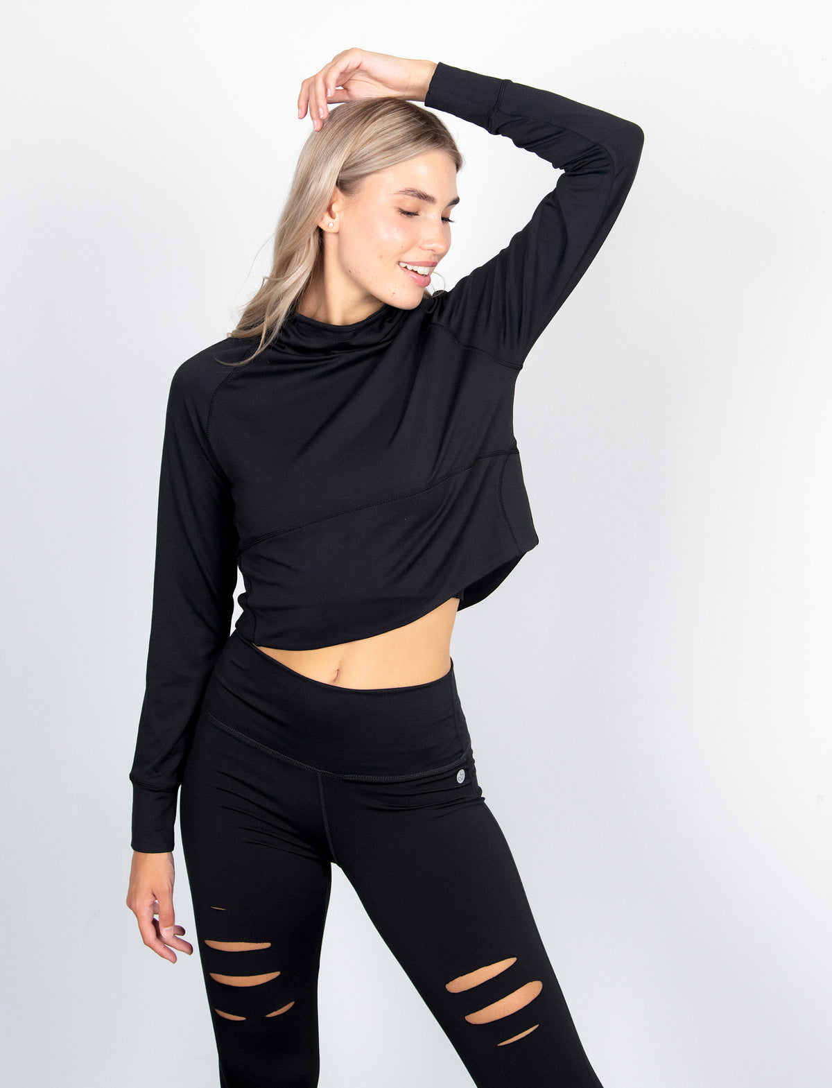 LADIES FUNNEL NECK PULL-OVER