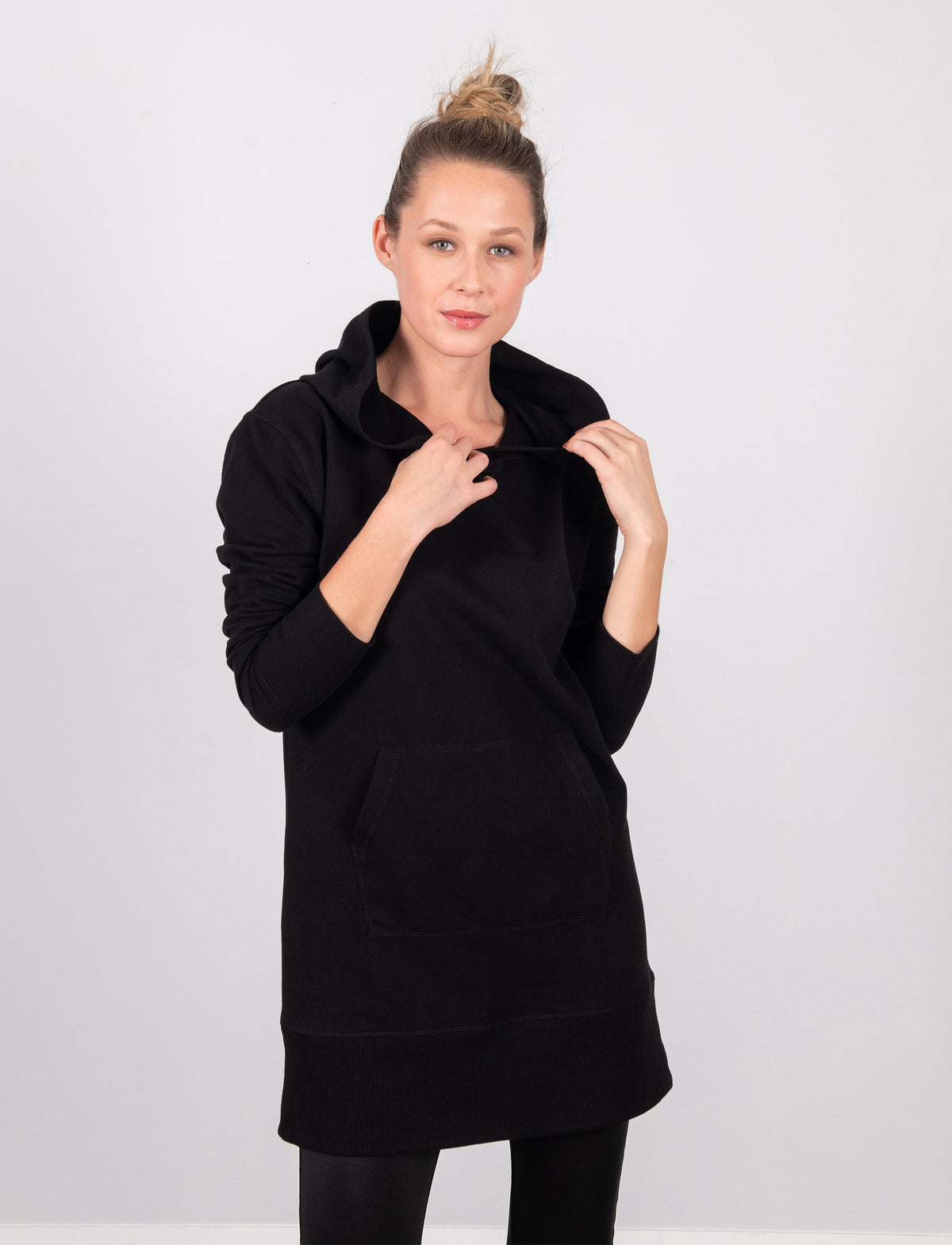 LADIES HOODED TUNIC DRESS