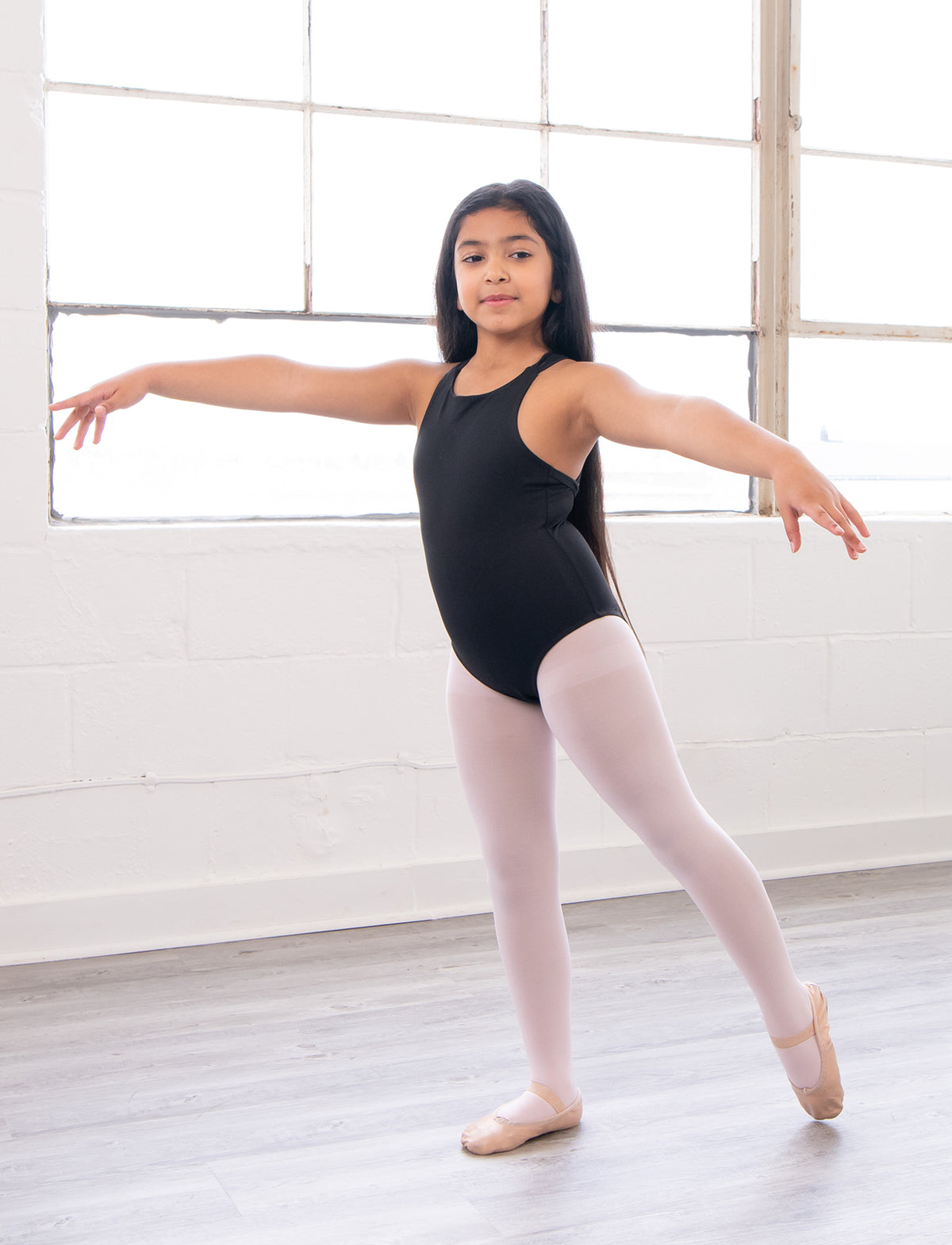 GIRLS ON POINTE LEOTARD