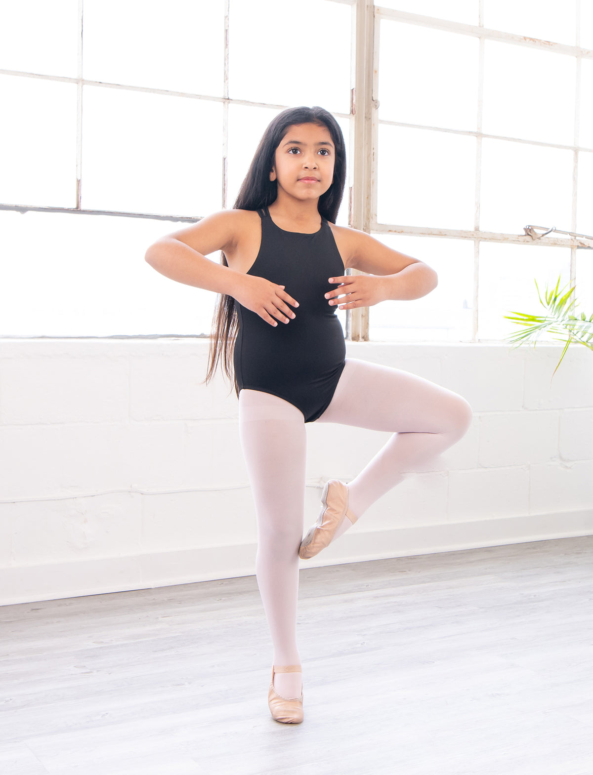 GIRLS ON POINTE LEOTARD