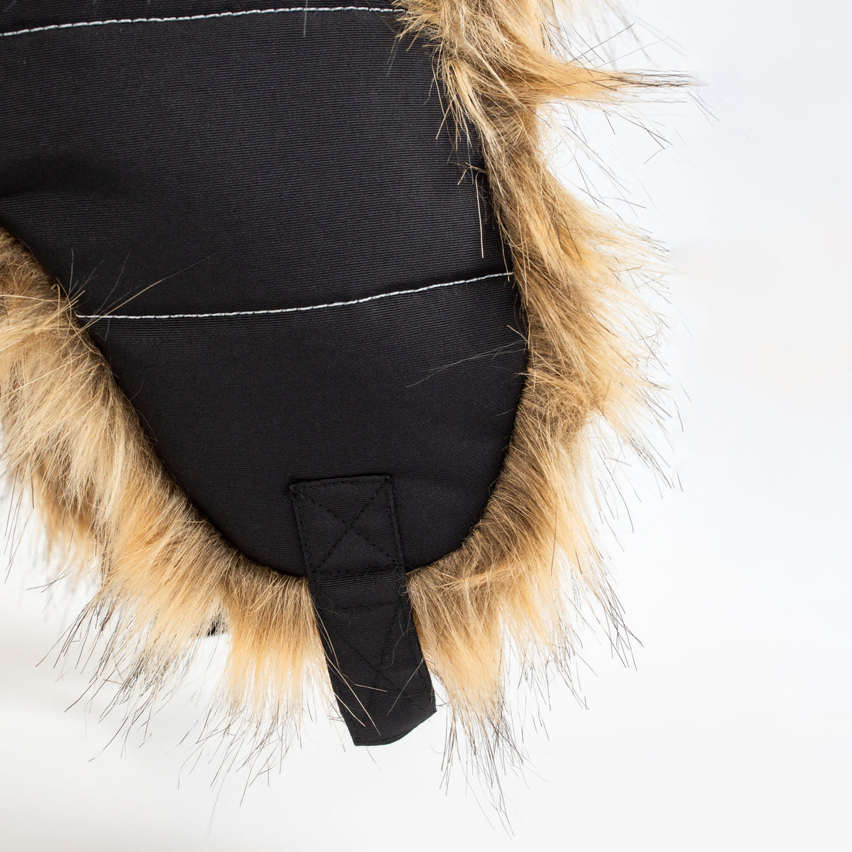 Black Faux Fur Trapper Hat