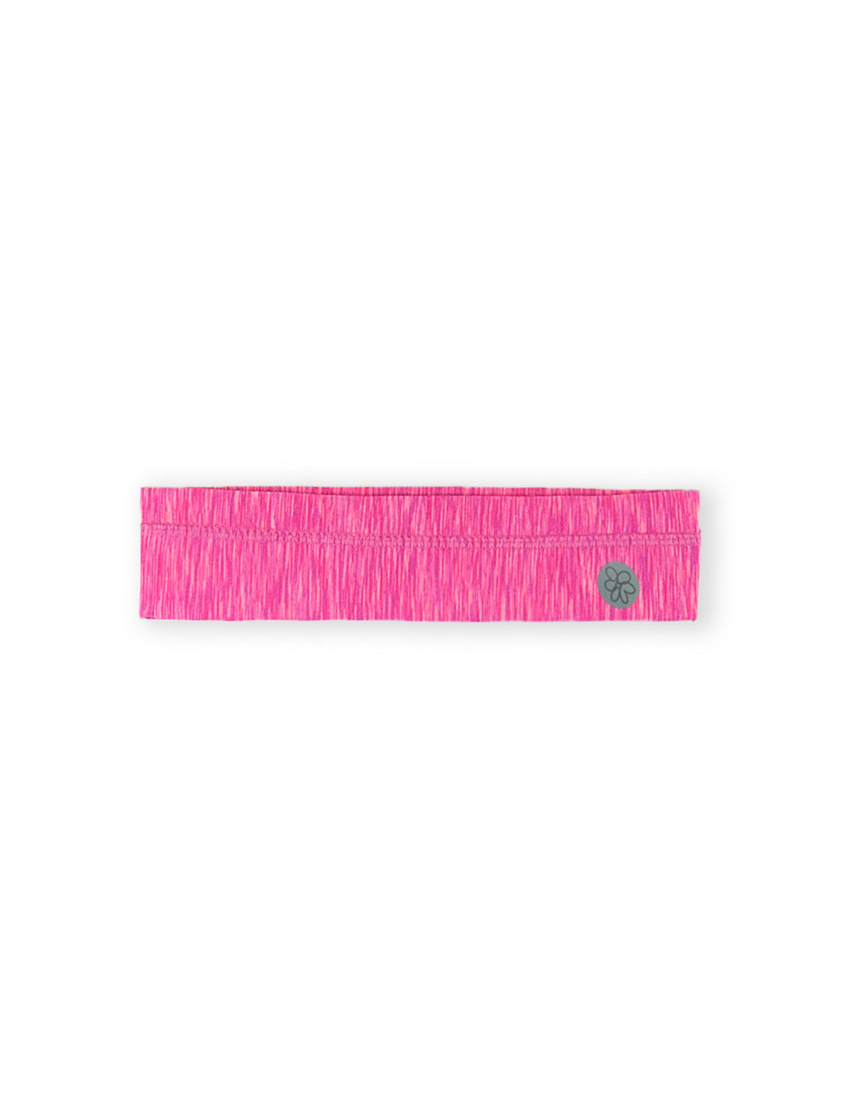 GIRLS PINK HEATHERED HEADBAND