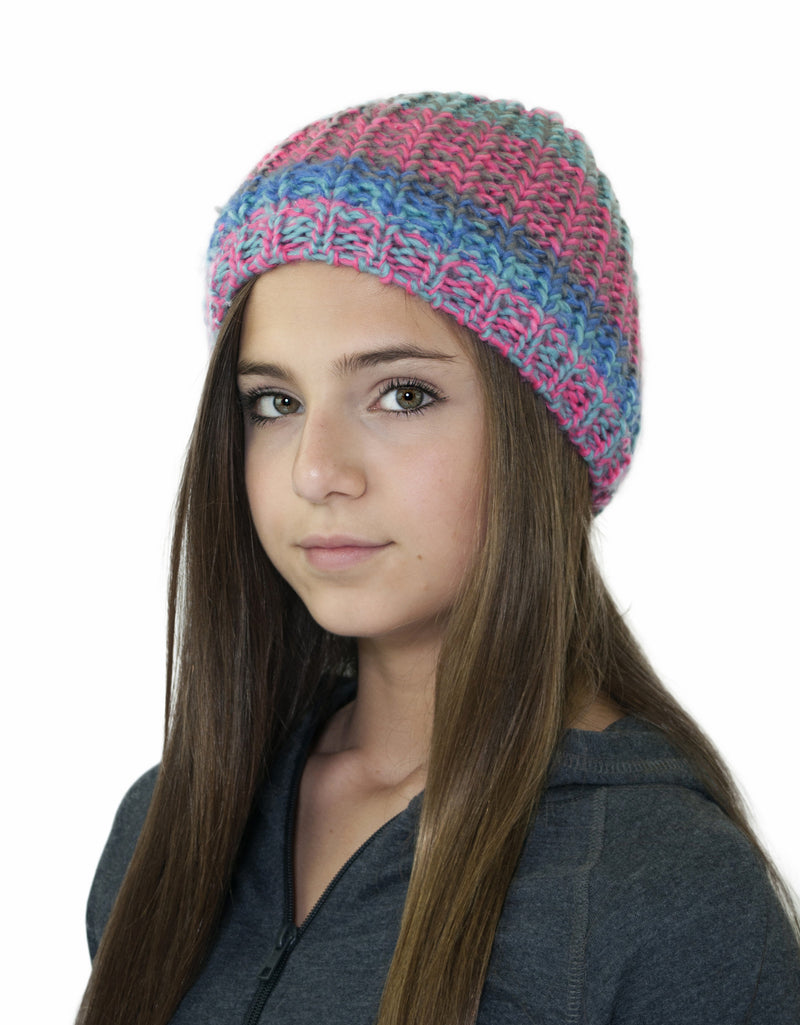 GIRL'S 4-16 OMBRE KNIT TOQUE