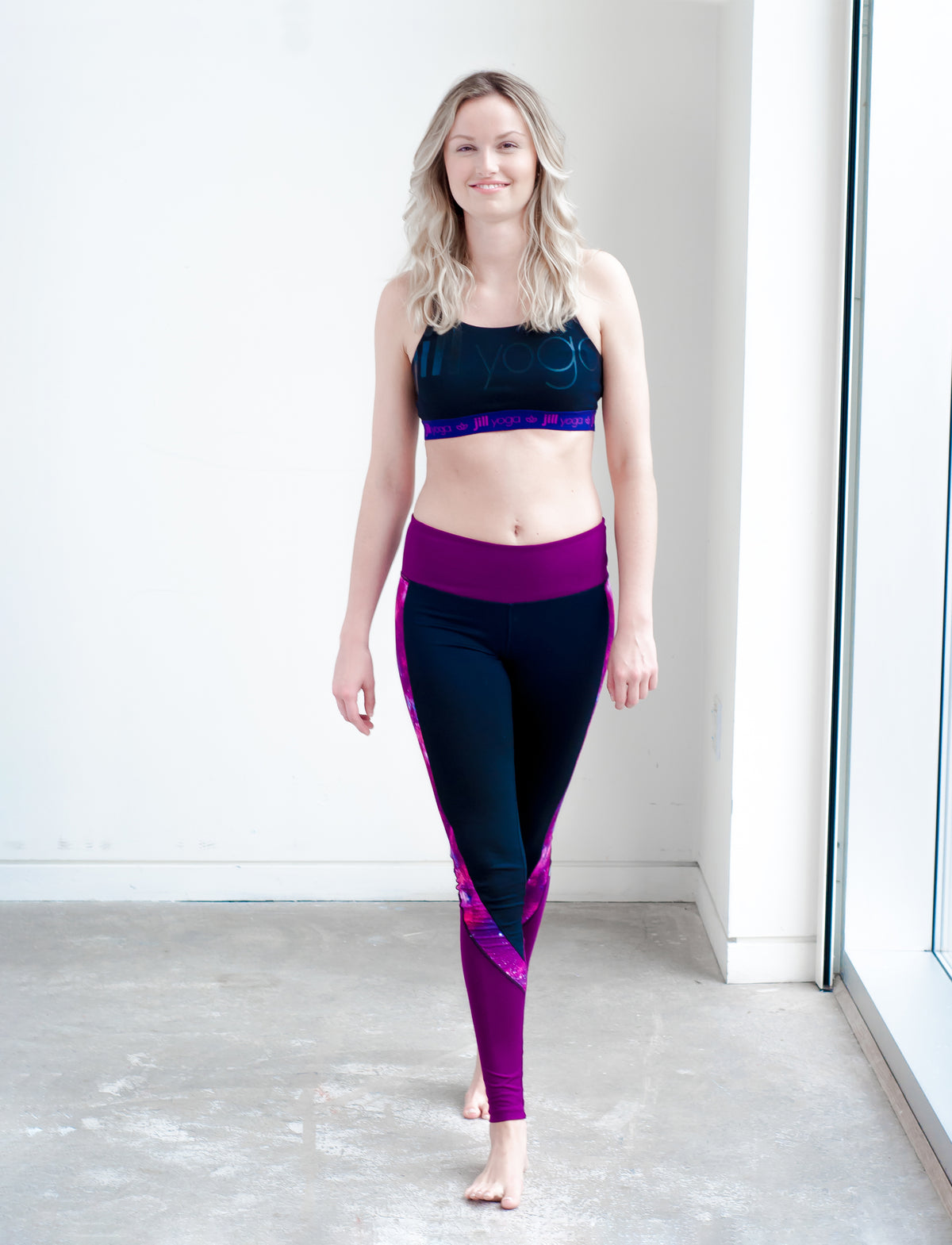 LADIES "JILL YOGA" ACTIVE CROP