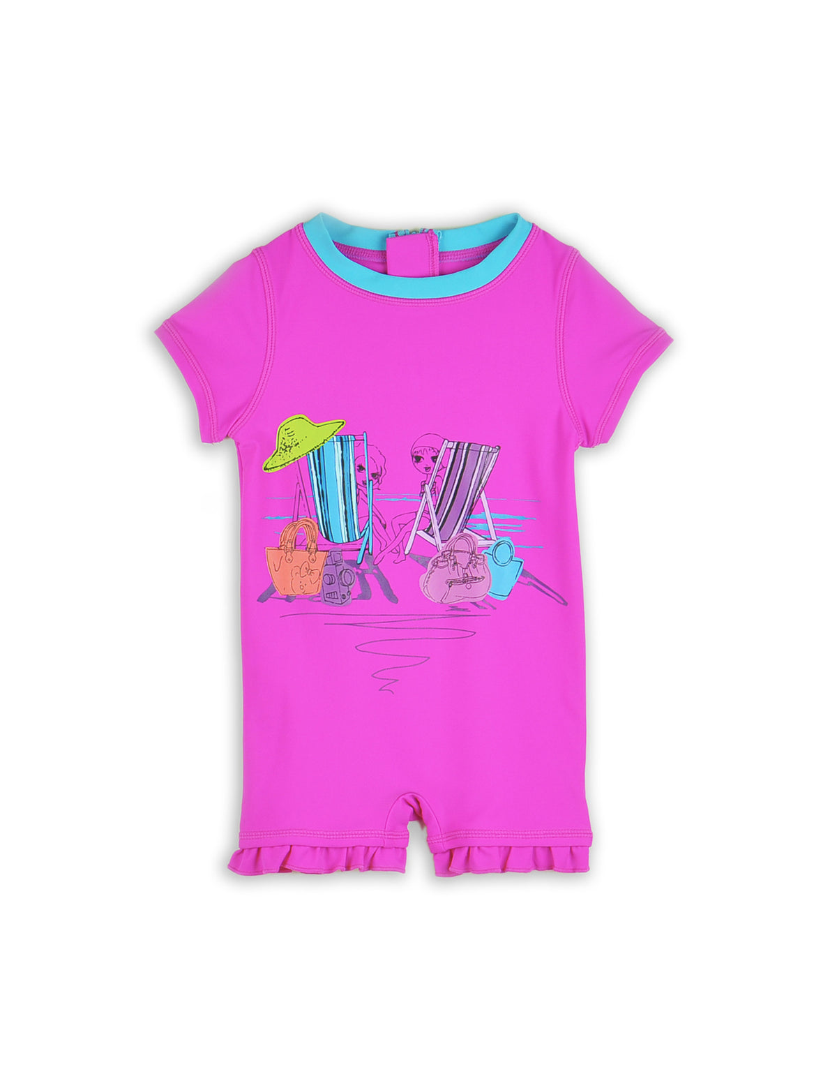 INFANT GIRLS ONE-PIECE RASHGUARD