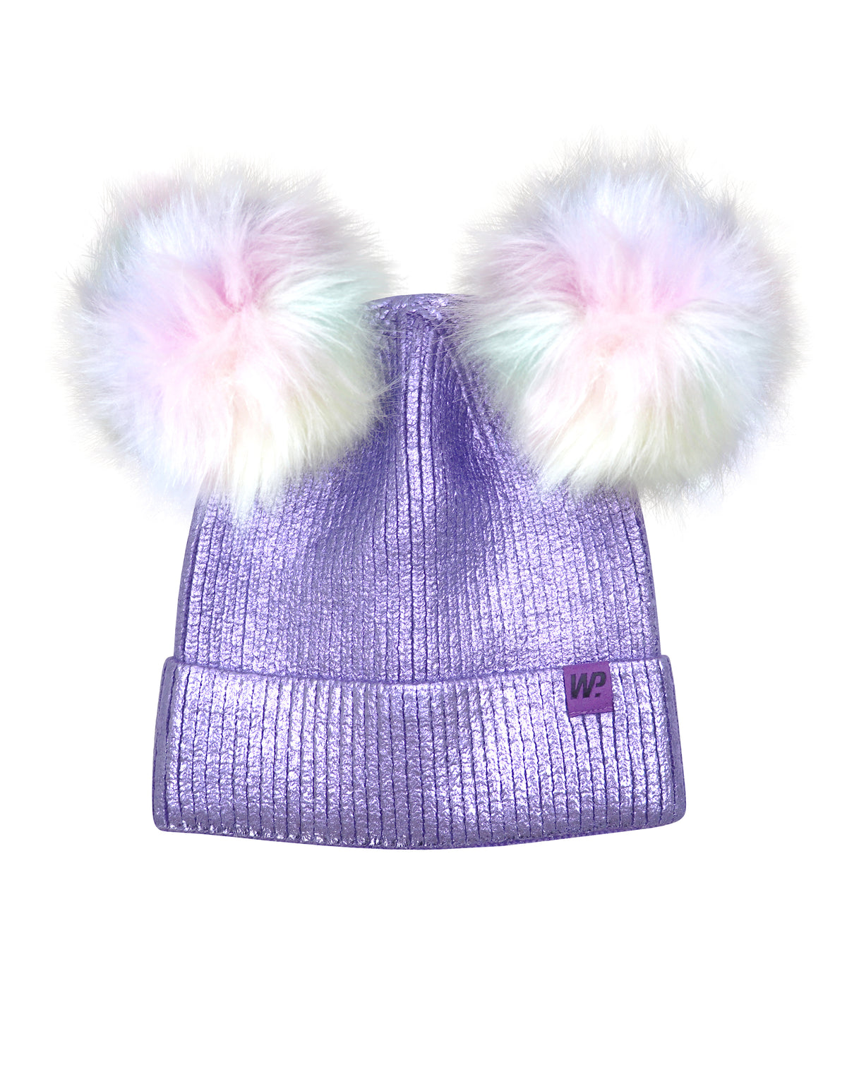 GIRLS 2-6X IRIDECENT FOIL KNIT TOQUE