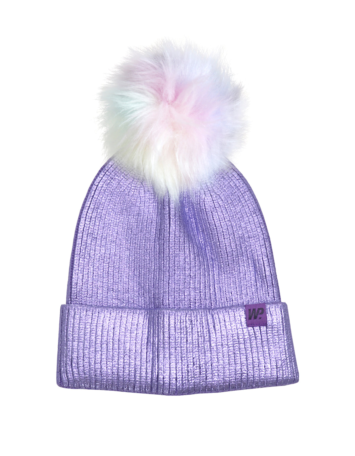 GIRLS 7-16 IRIDECENT FOIL KNIT TOQUE