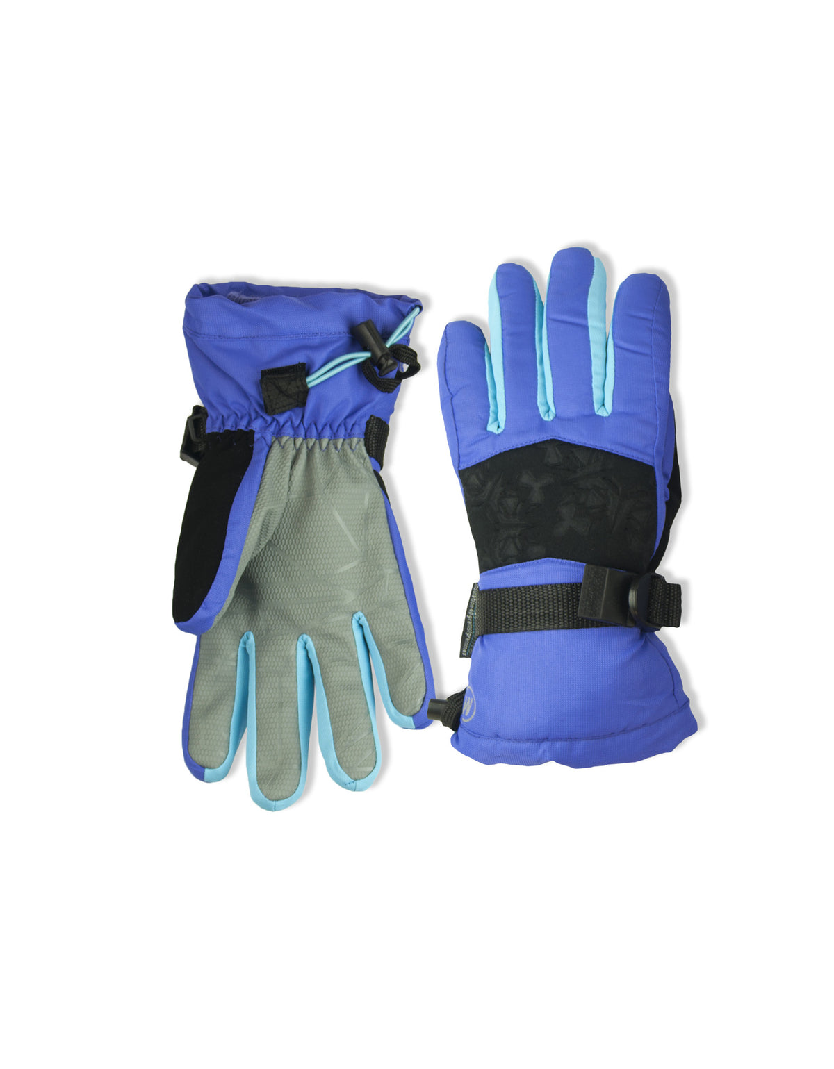 GIRL'S 4-16 SKI GLOVE W/ DEBOSSED SNOWFLAKE DETAIL