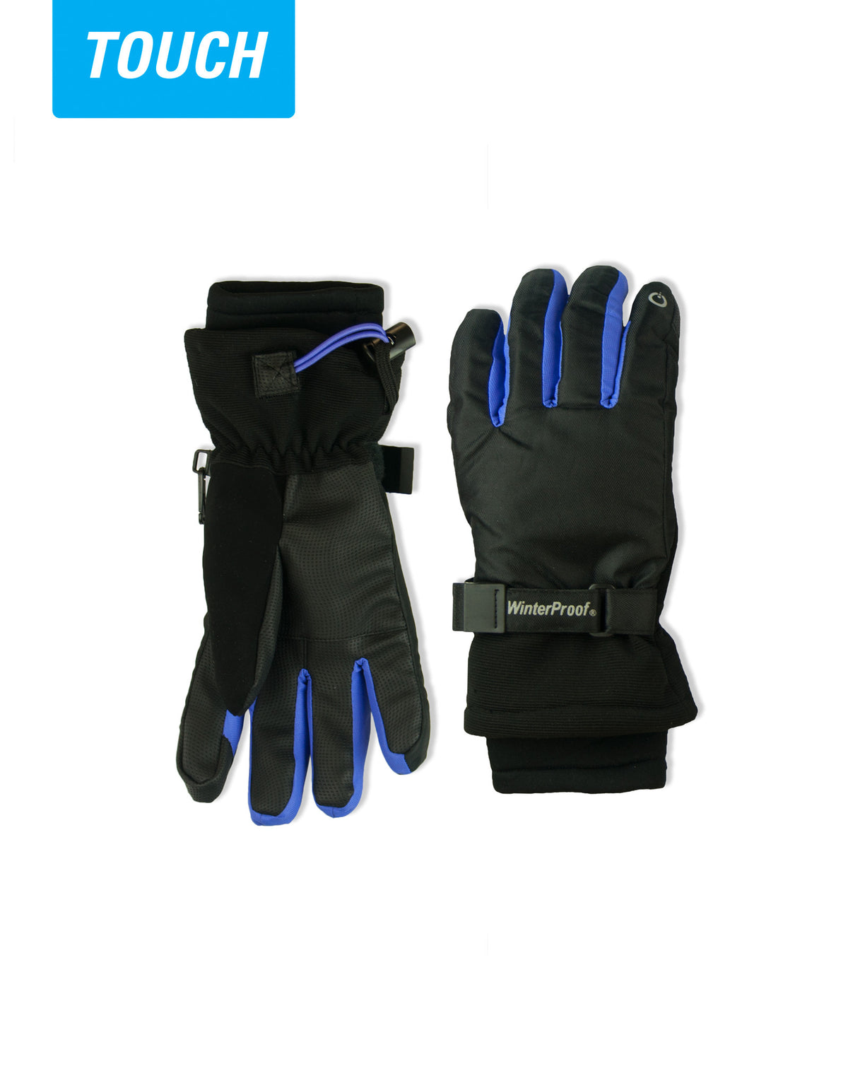 GIRL'S 7-16 TOUCH CAPABLE SKI GLOVE