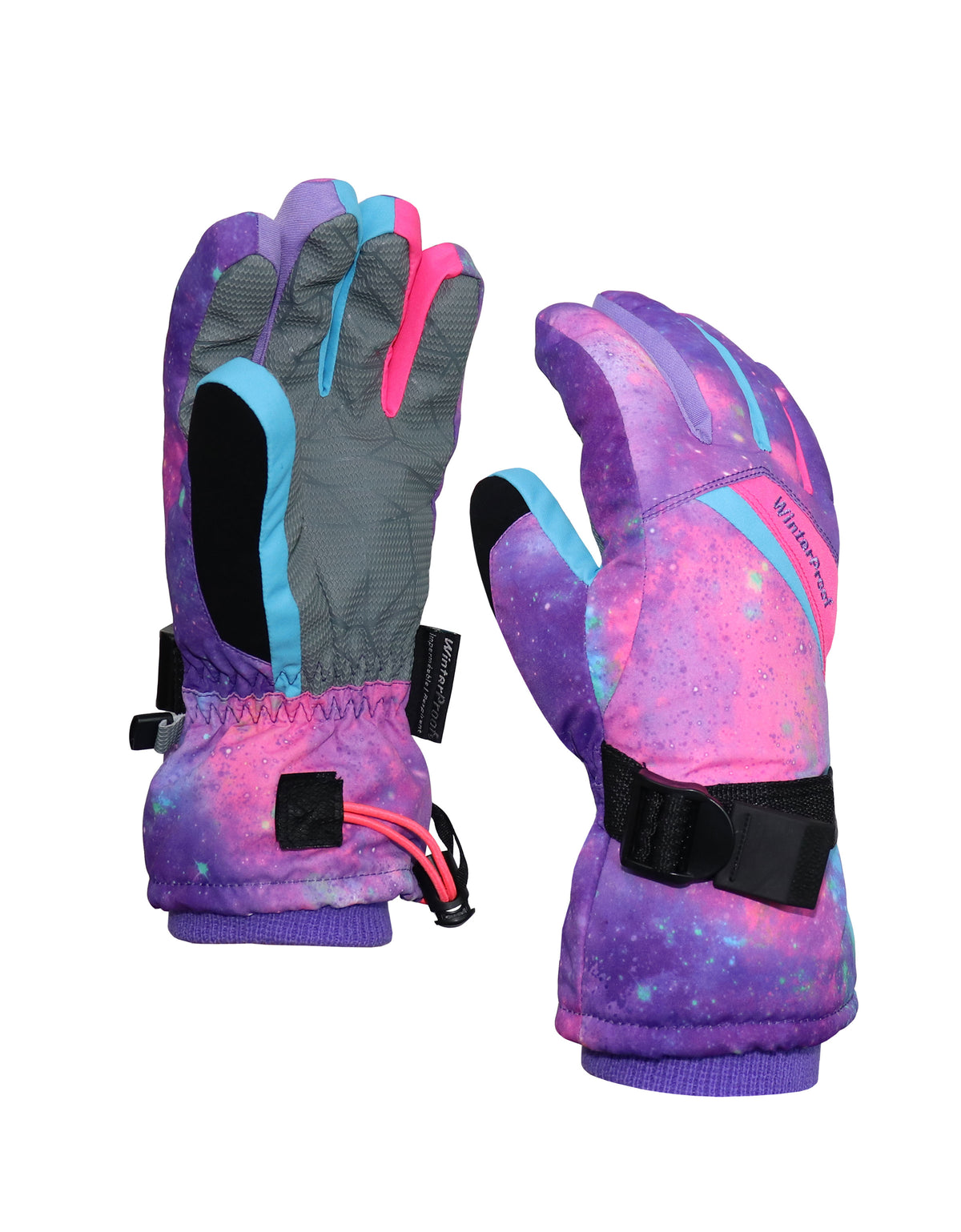 GIRLS 4-16 PRINTED SKI GLOVE